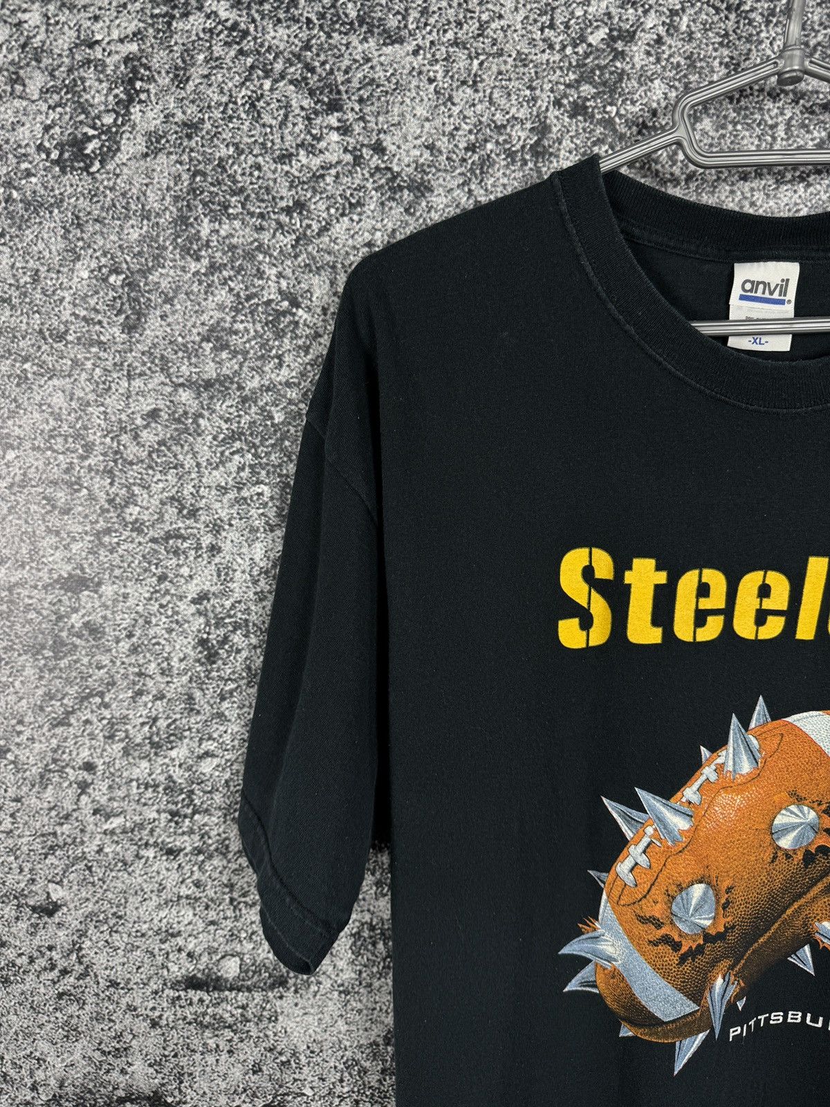 NFL Men’s Steelers Pittsburgh NFL Vintage T-Shirt Size XL Size US XL / EU 56 / 4 - 3 Thumbnail