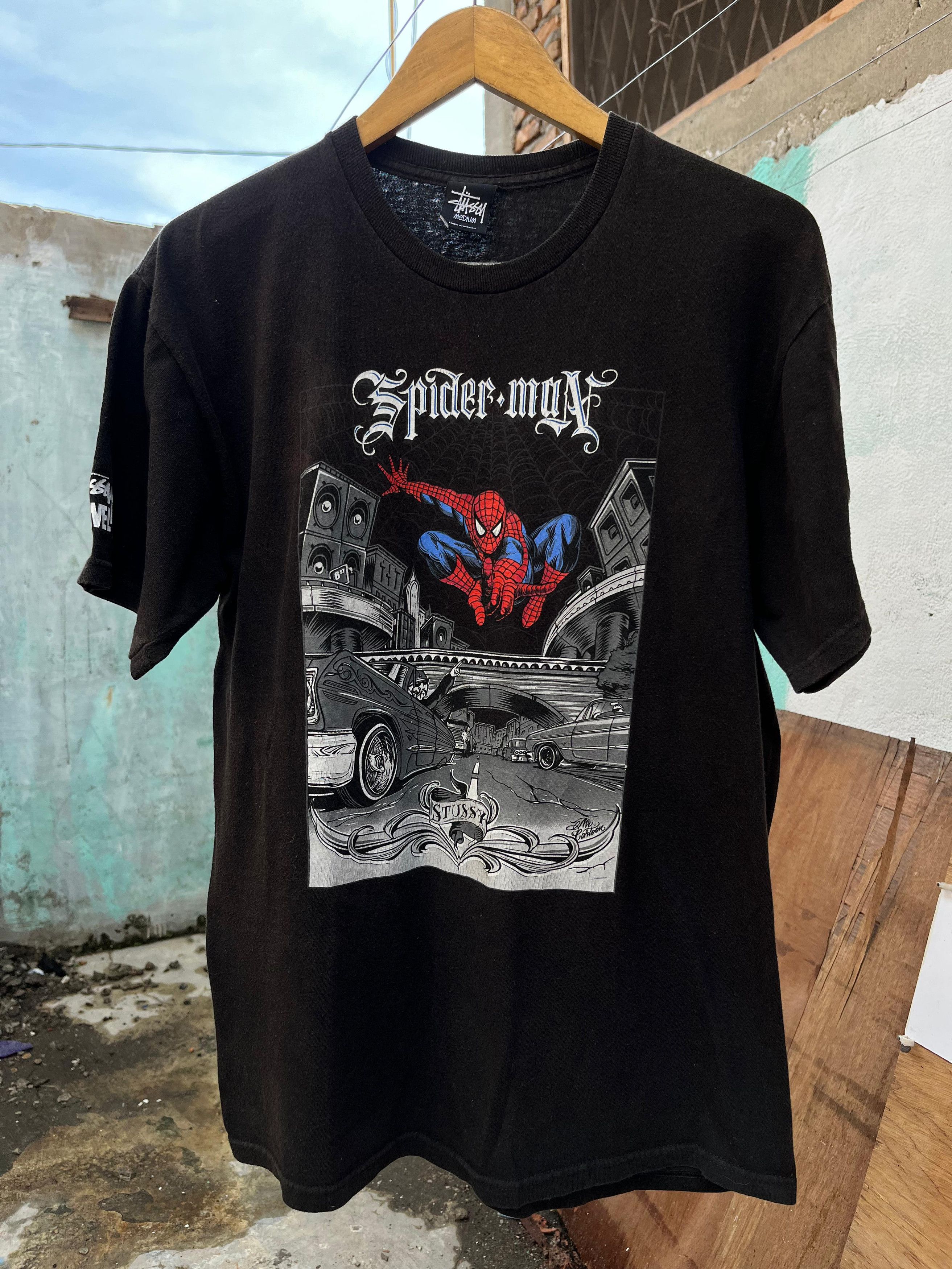 Stussy Stussy X Marvel Dr. Doom Tee Black | Grailed