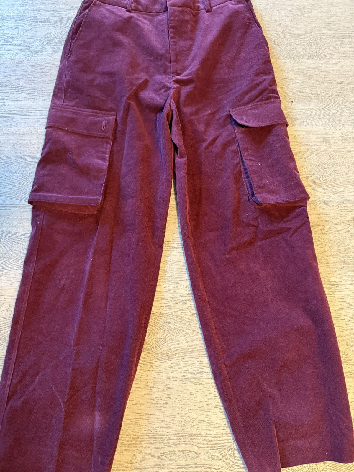 Japanese Brand × Vintage DRAE Burgundy Cargo Pants Size US 32 / EU 48 - 5 Thumbnail