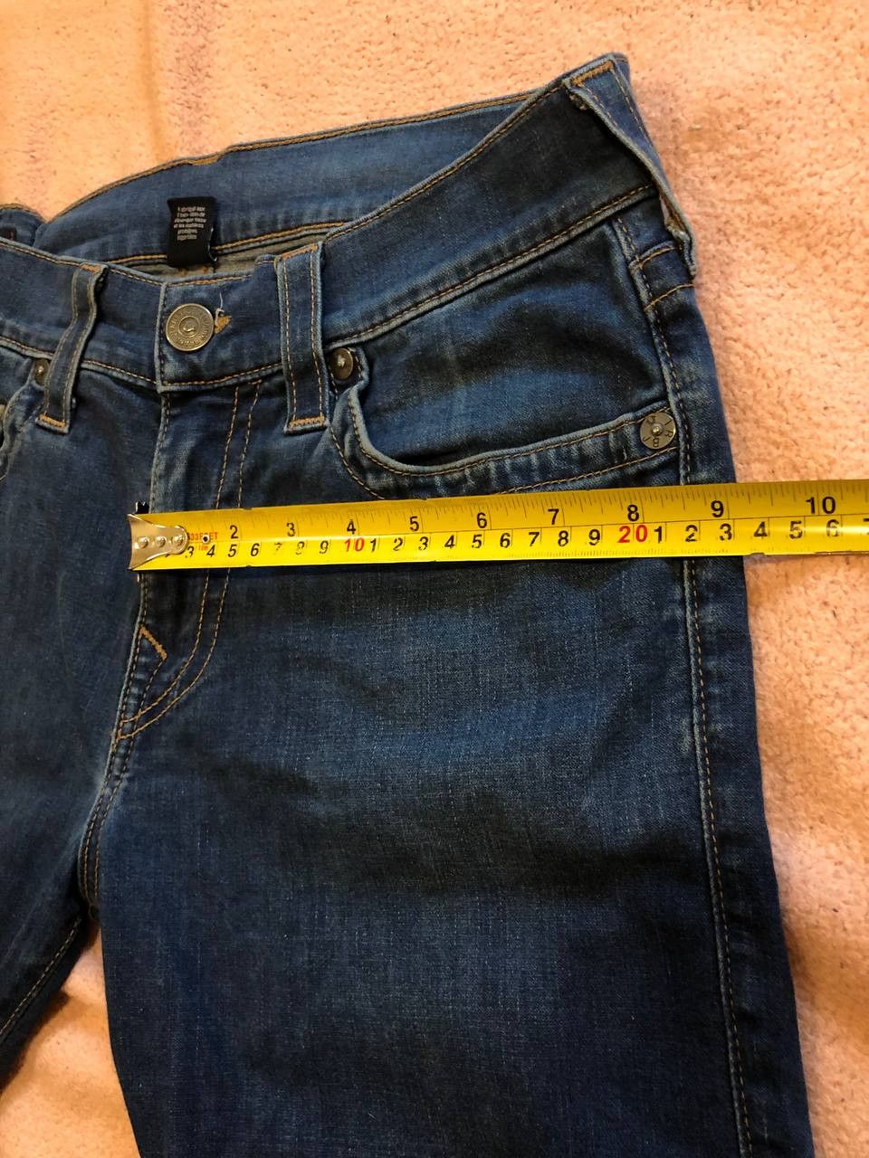 True Religion True Religion Jeans Dark Wash Skinny STREETWEAR Size 33" - 13 Thumbnail