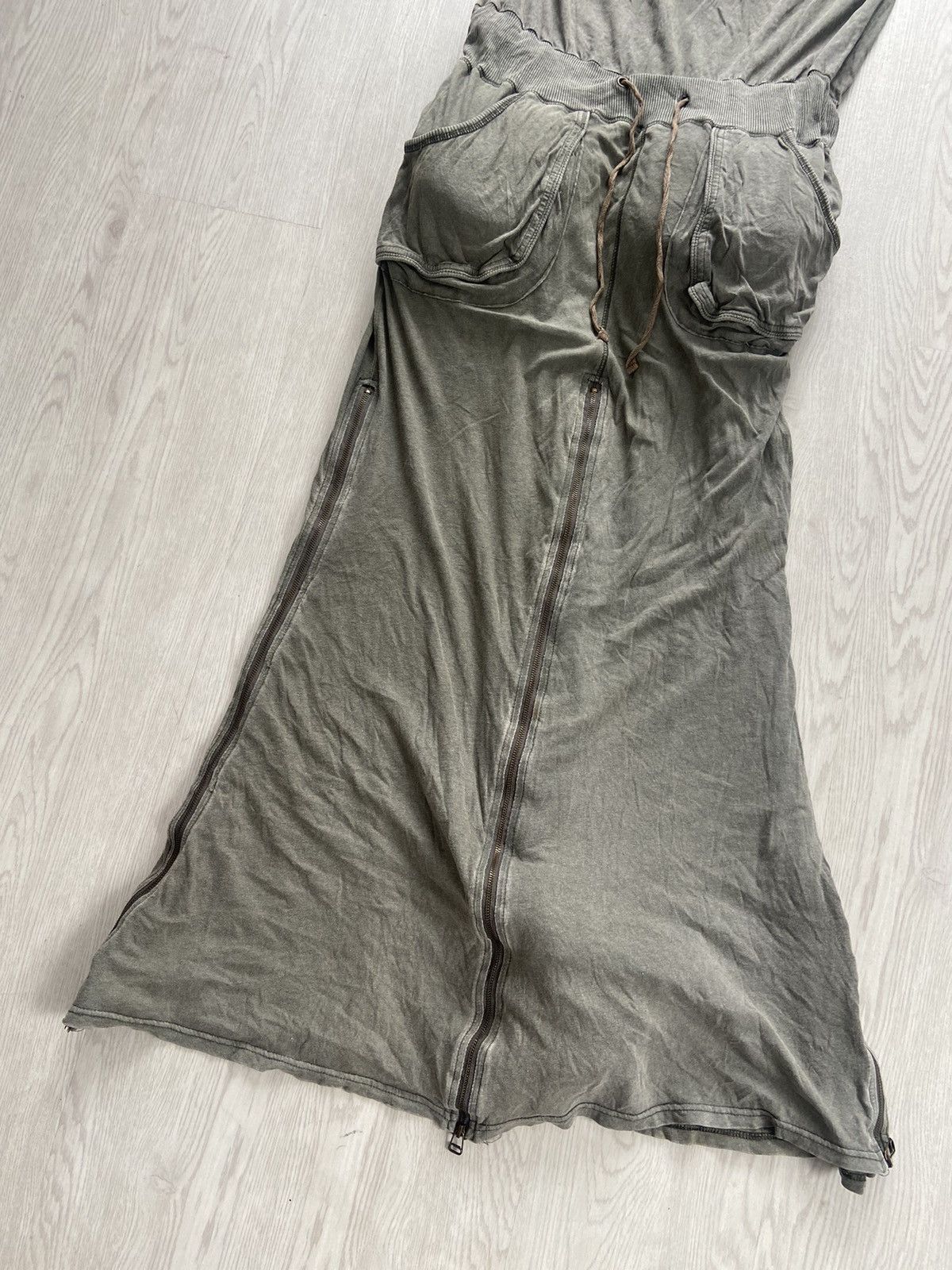 Japanese Brand Vintage 2000’s G.O.A Military Bondage Zipper Cargo Skirt Size M / US 6-8 / IT 42-44 - 4 Thumbnail