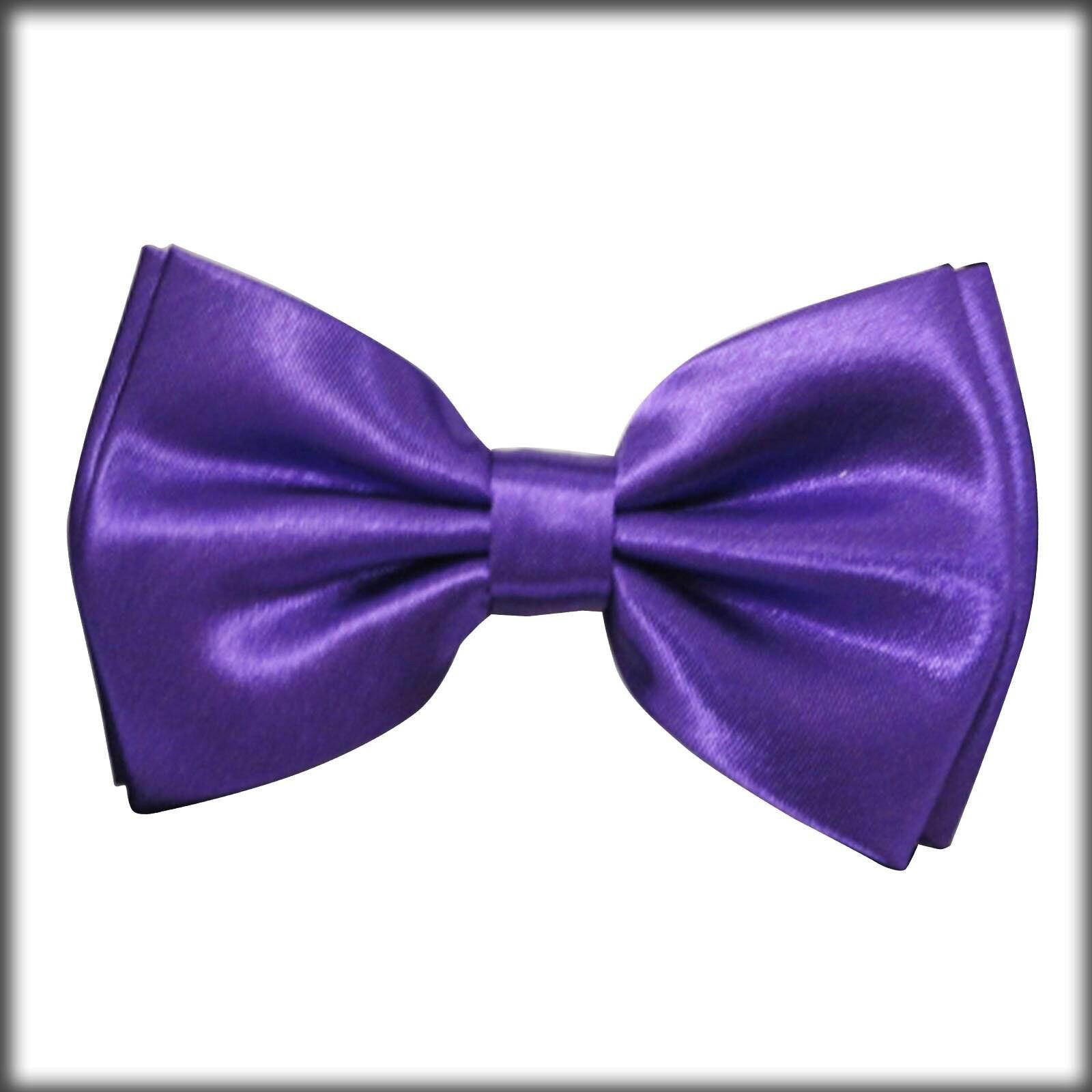 Designer Bow Tie PURPLE Adult Unisex Size ONE SIZE - 1 Preview
