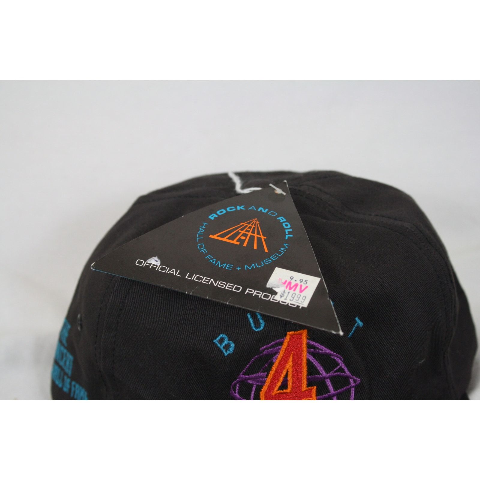Vintage Vintage 90s Rock n Roll Hall of Fame Flat Brim Hat Size ONE SIZE - 7 Thumbnail