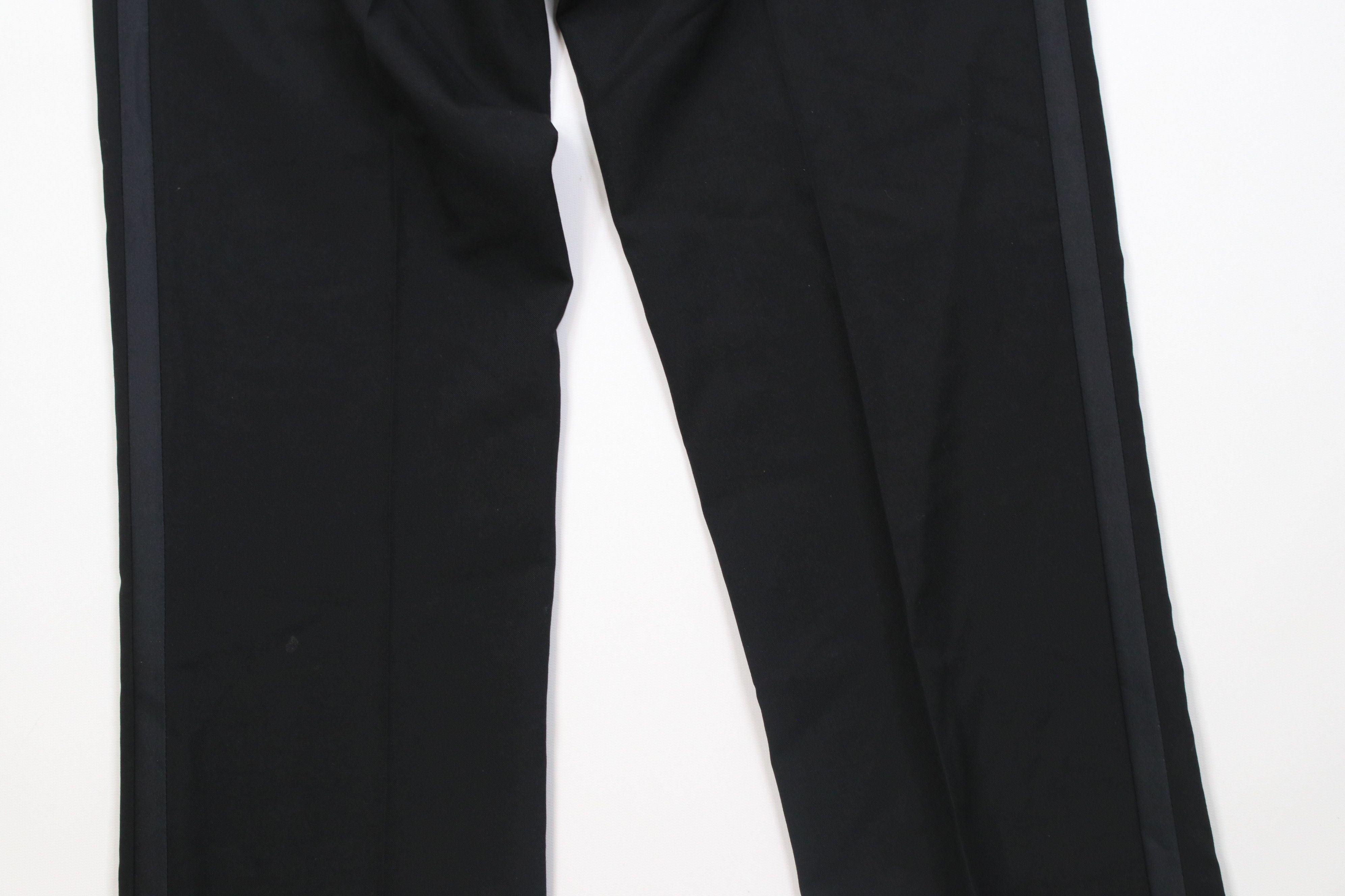 Vintage Vintage 90s Streetwear Wool Knit Tuxedo Pants Black USA Size US 30 / EU 46 - 12 Thumbnail
