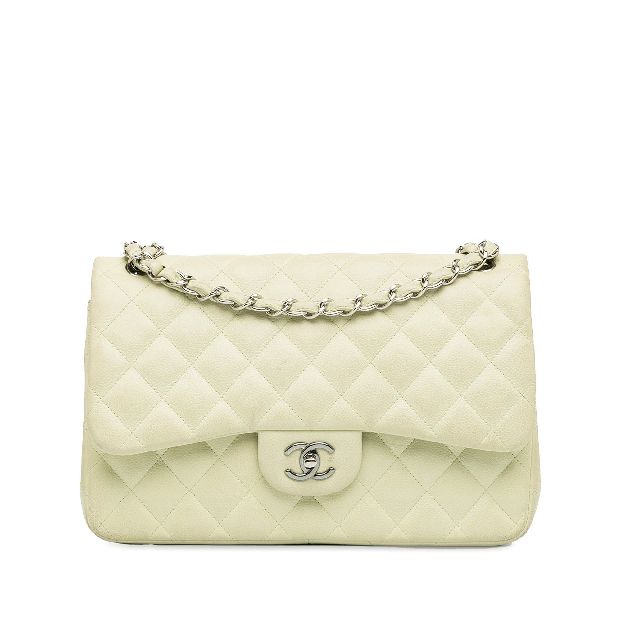 Jumbo Classic Caviar Double Flap