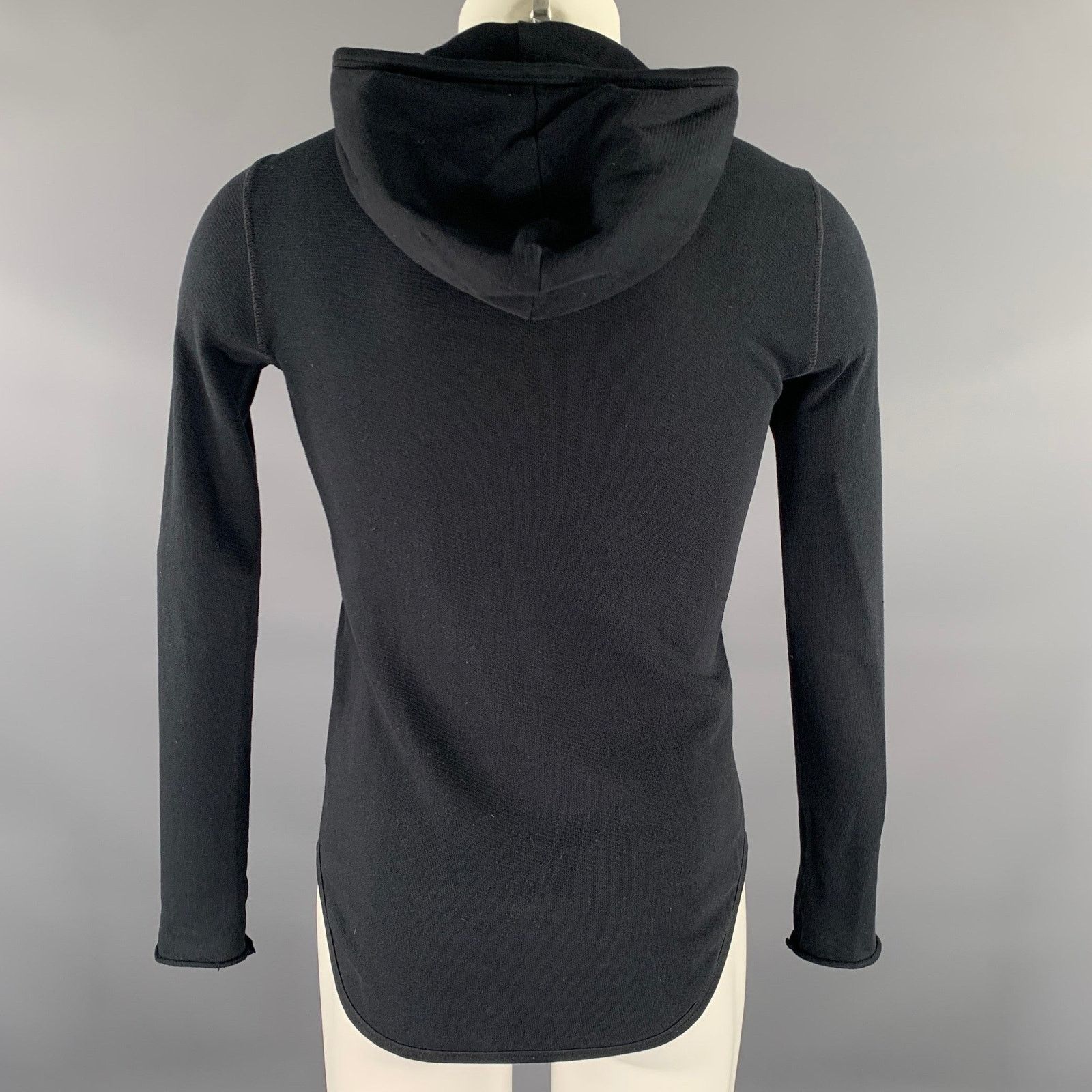 ATM ATM Size XS Black Knitted Cotton Zip Up Jacket Size US XS / EU 42 / 0 - 4 Thumbnail