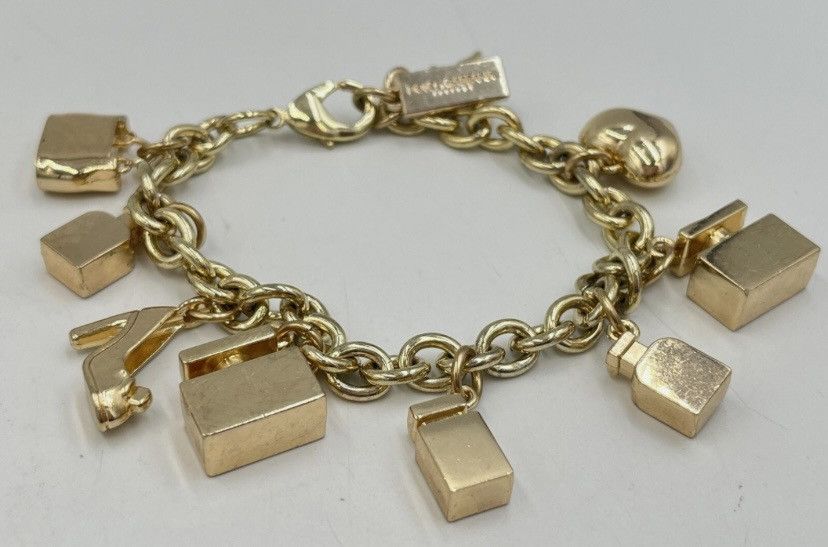 Dolce & Gabbana Dolce & Gabbana Gold Metal Charm Bracelet Size ONE SIZE - 4 Thumbnail