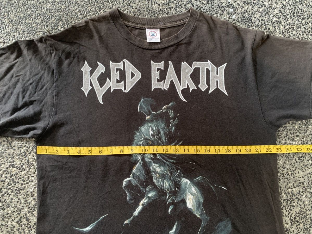 Band Tees × Vintage Vintage Iced Earth Heavy Metal Band T shirt Size US L / EU 52-54 / 3 - 8 Thumbnail