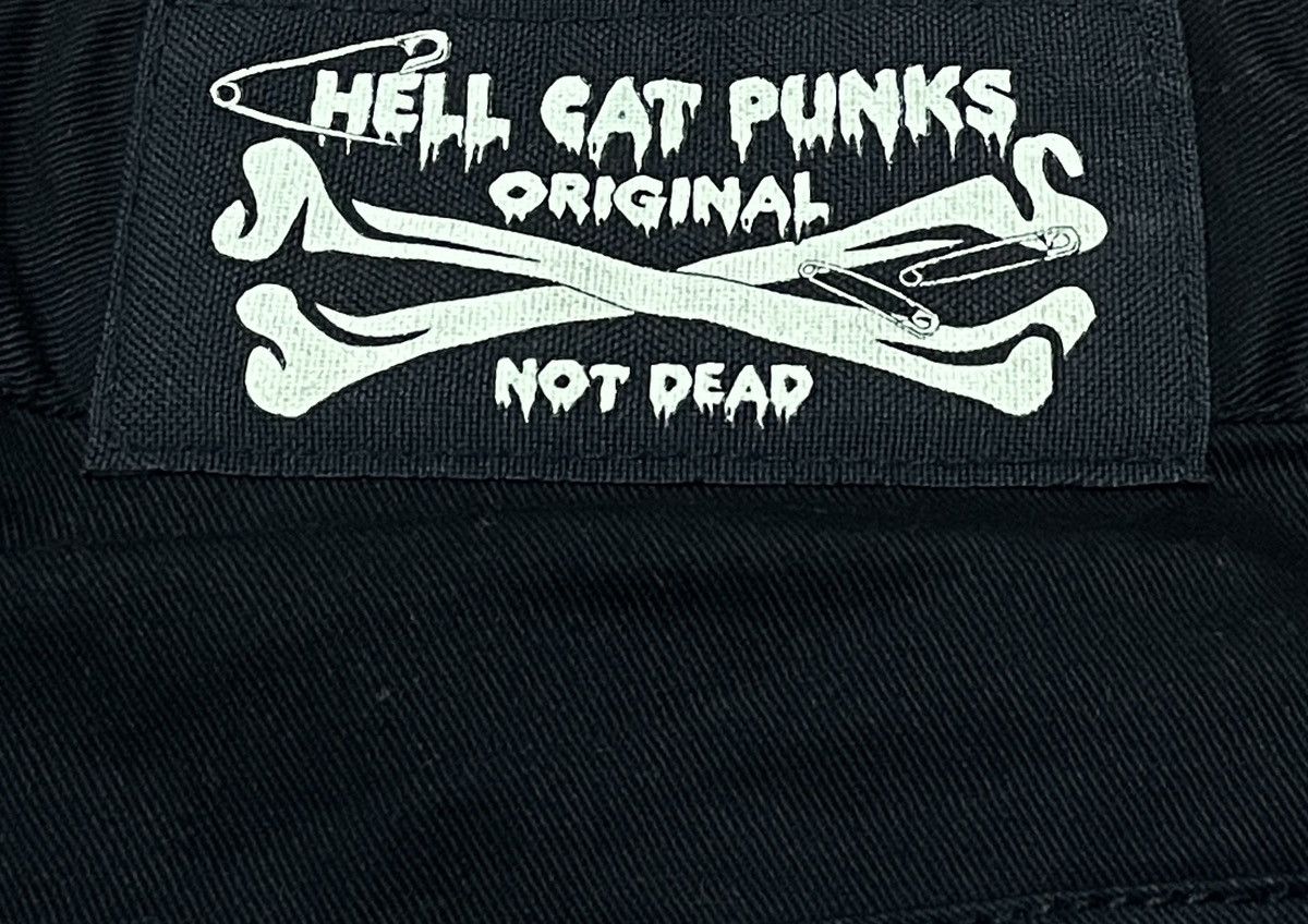 Le Grande Bleu (L.G.B.) Rare Design Vintage Japanese Brand Hell Cat Punk Pants 1990s Size US 31 - 9 Thumbnail