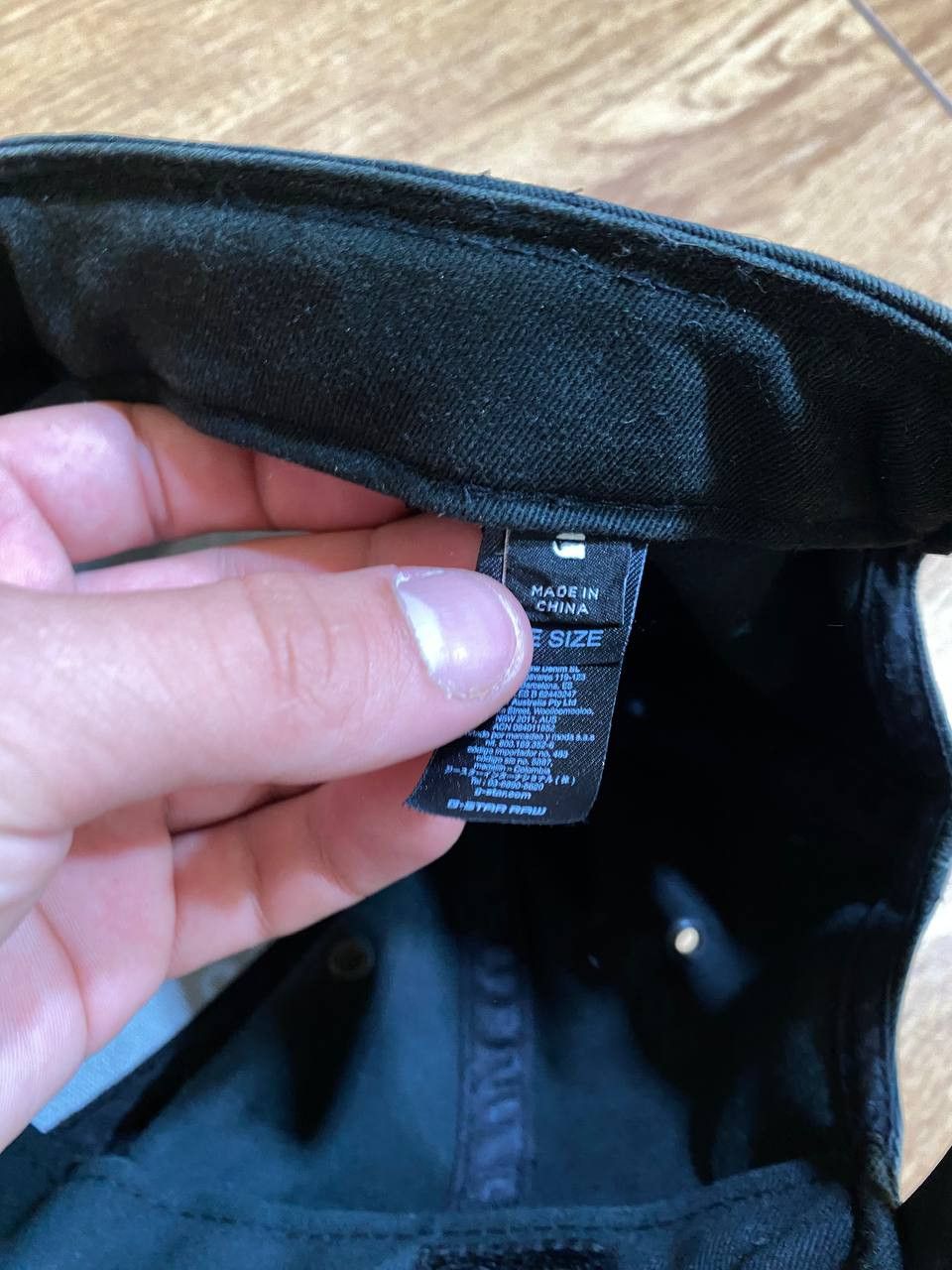G-Star Hats Vintage black big logo Cap Y2K G-Star Raw streetwear Size ONE SIZE - 2 Thumbnail