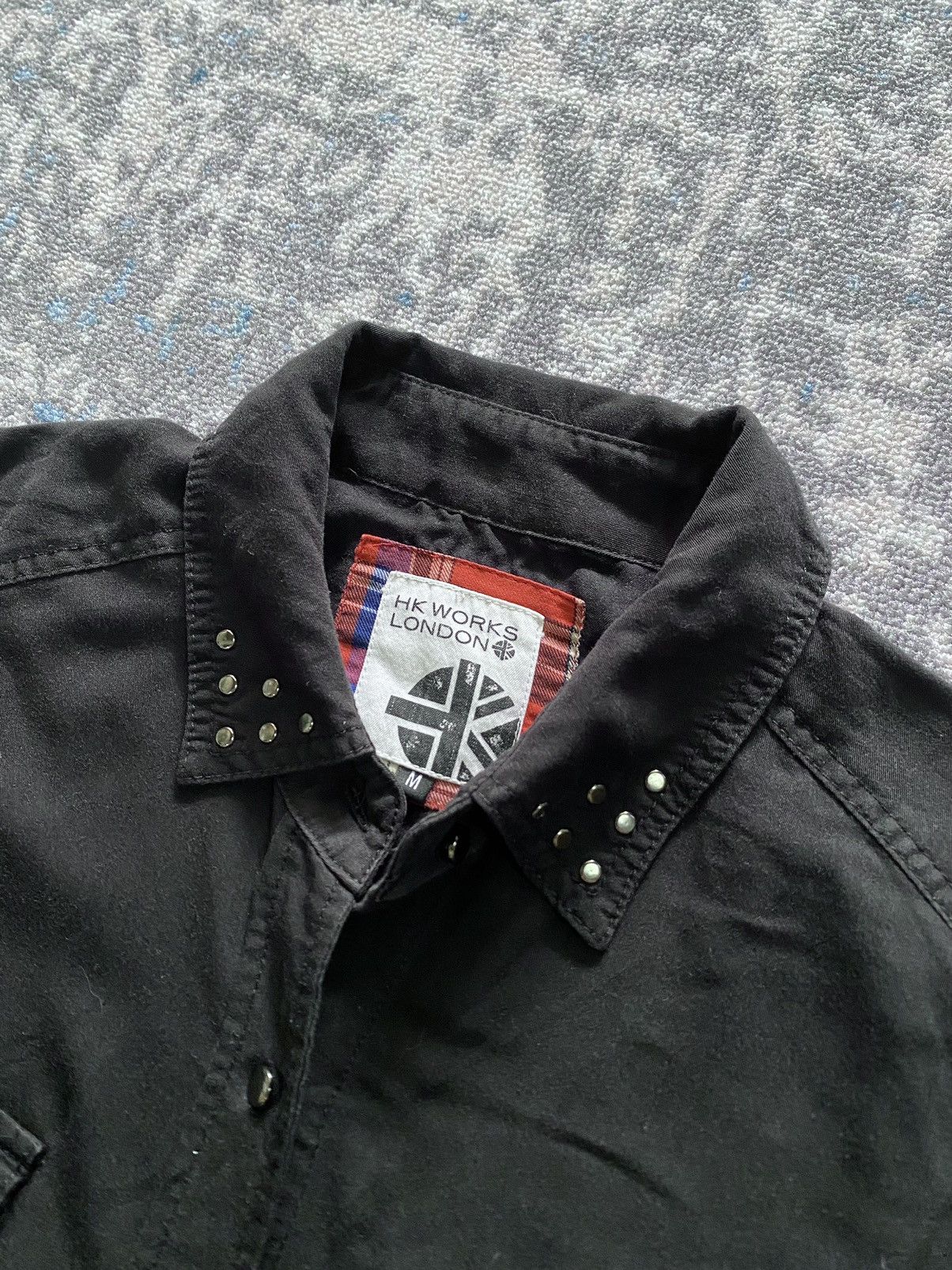 If Six Was Nine × Japanese Brand × Le Grande Bleu (L.G.B.) Hk Works London Studded Shirt Size US M / EU 48-50 / 2 - 3 Thumbnail