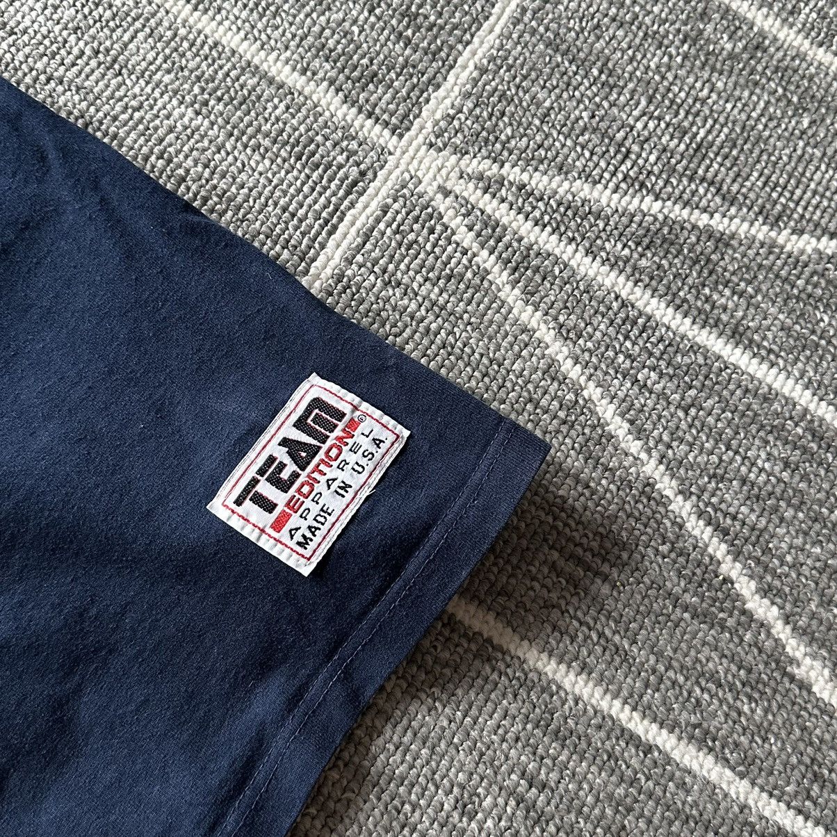 Vintage Georgetown vintage usa 90s single stitch navy tee Size US XL / EU 56 / 4 - 2 Thumbnail