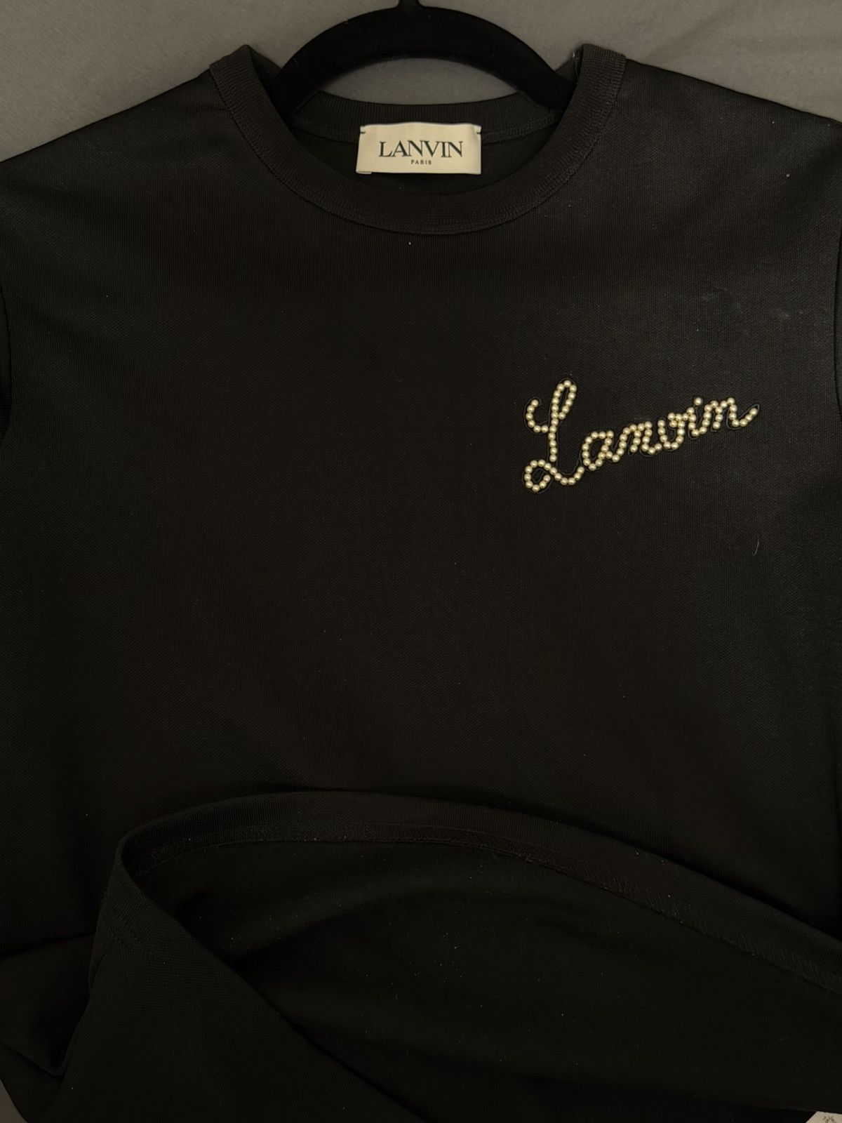 Lanvin Lanvin Peal Embroidered T-shirt Size S / US 4 / IT 40 - 2 Thumbnail