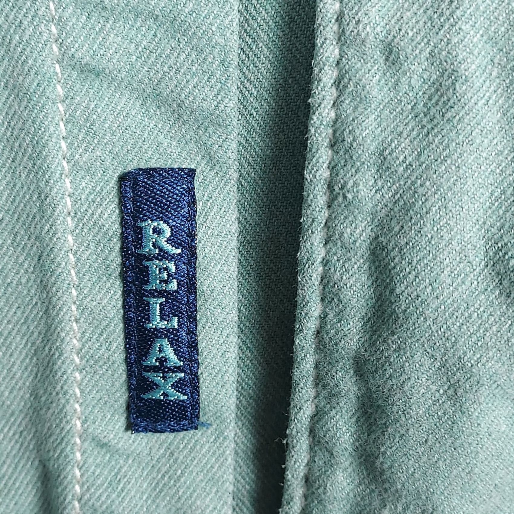 Tommy Bahama Tommy Bahama Relax Button-Up Shirt XL Green Cotton Long Sleeve with Pockets Men Size US XL / EU 56 / 4 - 6 Thumbnail