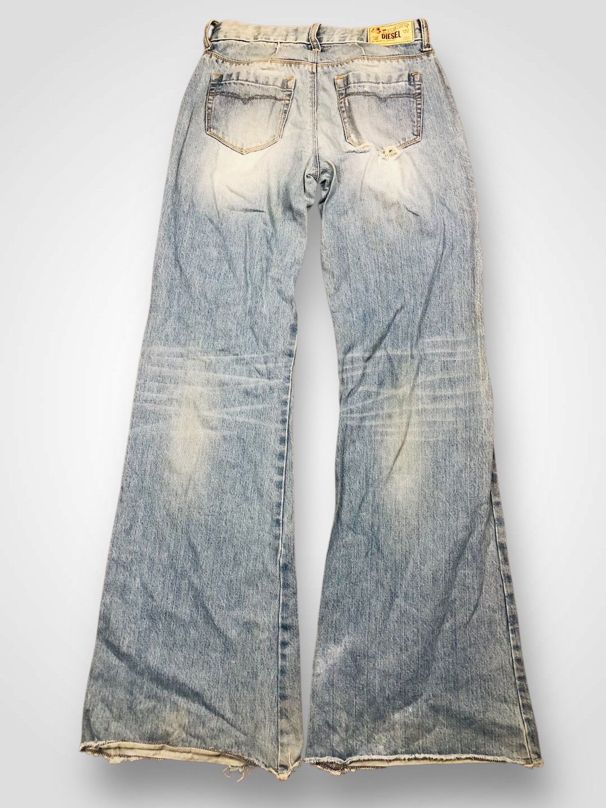Diesel Diesel Flairlegg Regular Flare Jeans (37) Size 26" / US 2 / IT 38 - 2 Thumbnail