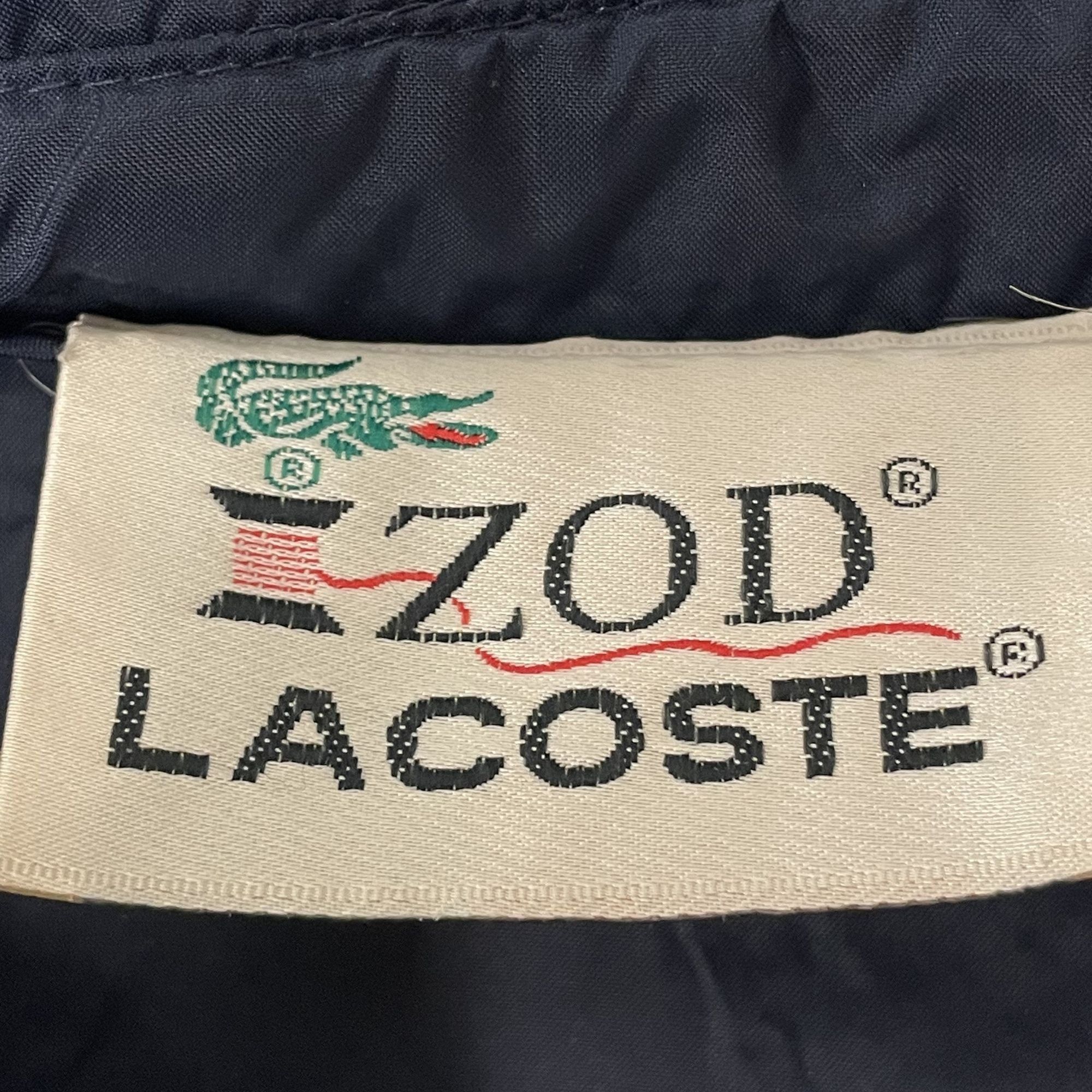 Izod Vtg Izod Lacoste NYLON Jacket ALLIGATOR Logo Windbreaker Size US L / EU 52-54 / 3 - 7 Thumbnail