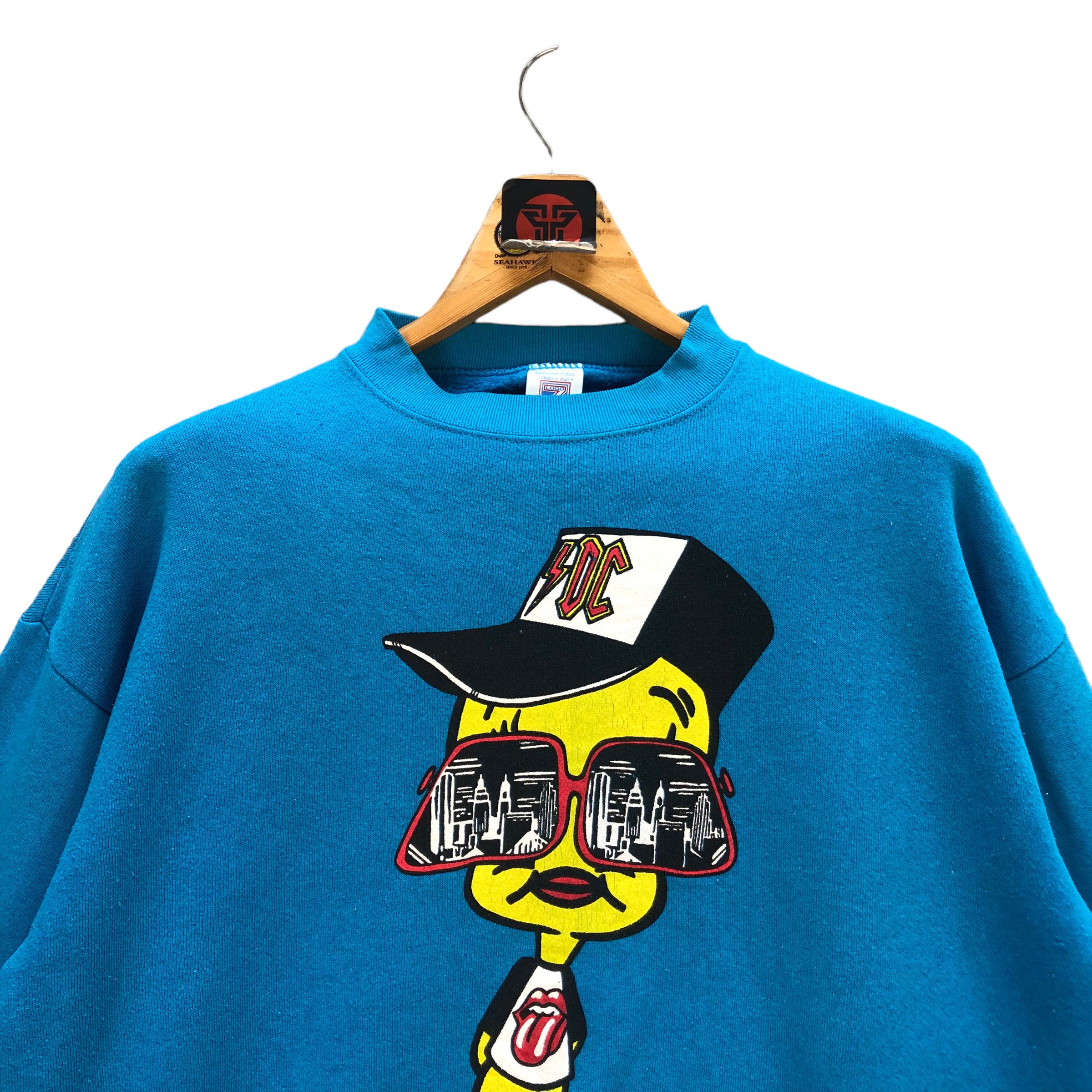 Logo 7 TWEETY ACDC CAP & ROLLING STONE TEE SWEATSHIRTS #7404-143 Size US L / EU 52-54 / 3 - 2 Thumbnail