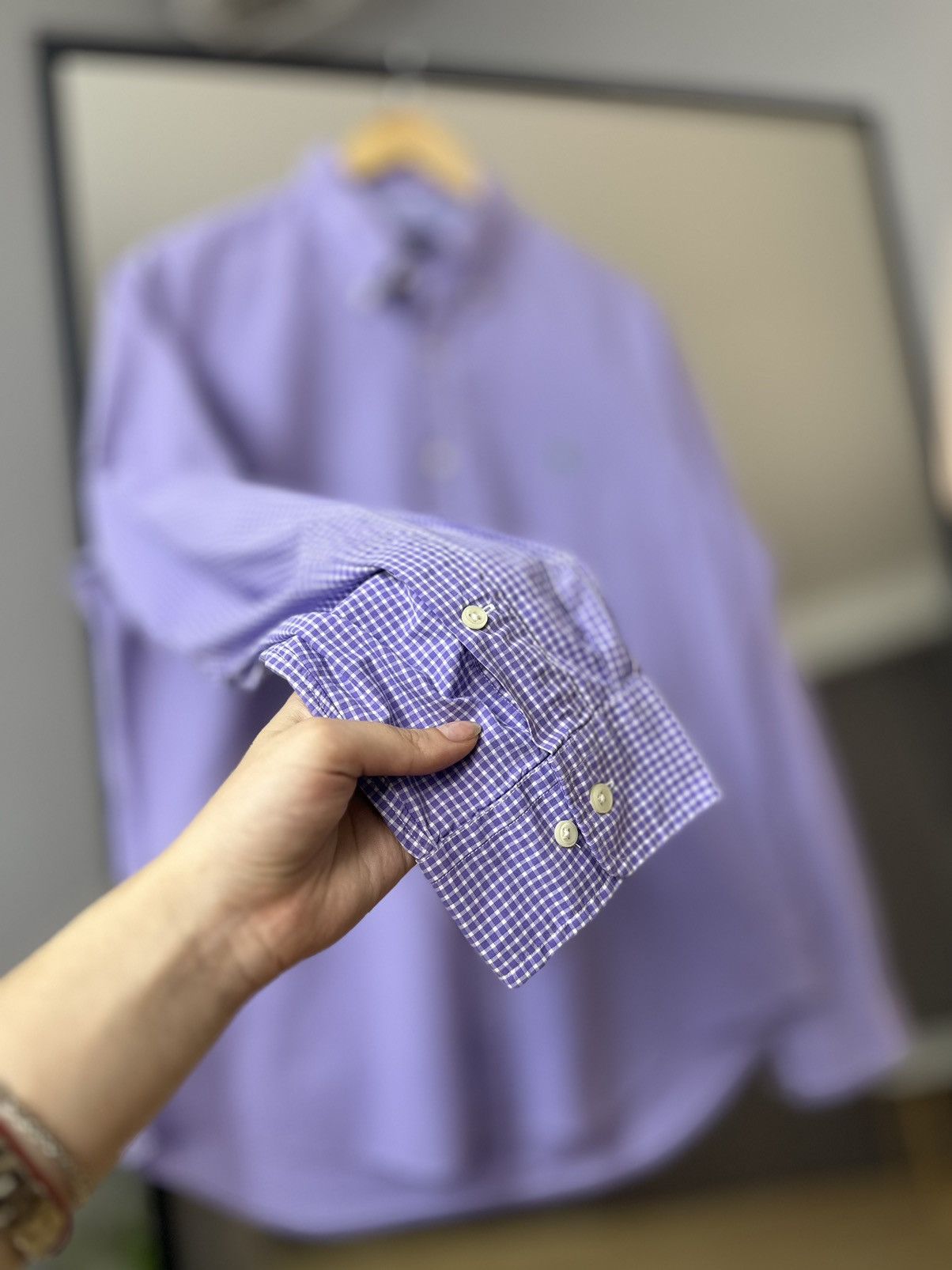 Polo Ralph Lauren Shirt Purple Label Polo Ralph Lauren Distressed Double RRL Size US L / EU 52-54 / 3 - 8 Thumbnail