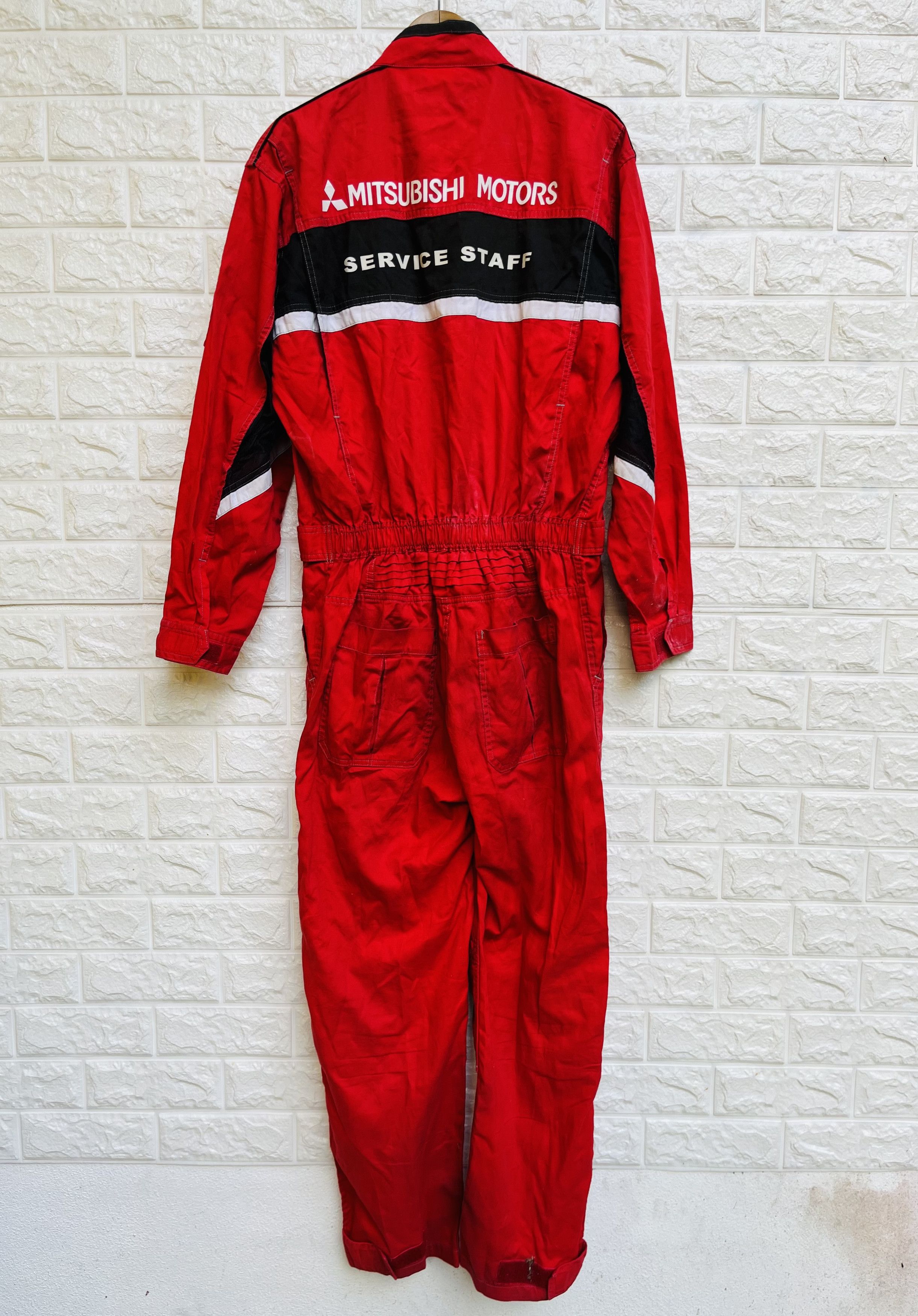 Japanese Brand Vintage Mitsubishi Overall Japanese Designer Fashion Style Size US L / EU 52-54 / 3 - 1 Thumbnail