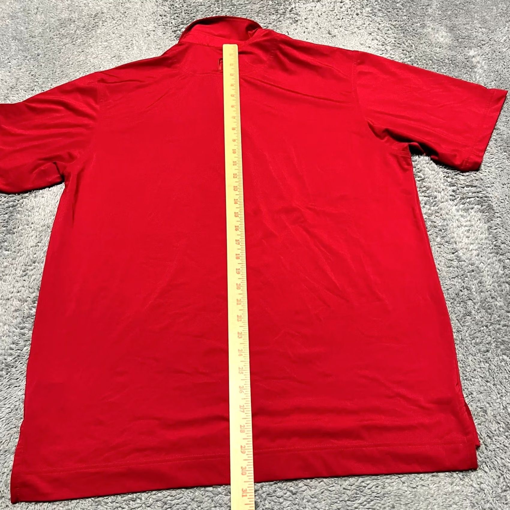 Footjoy FootJoy Golf Polo Shirt Mens Large Red Cadillac Performance Shirt Size US L / EU 52-54 / 3 - 6 Thumbnail