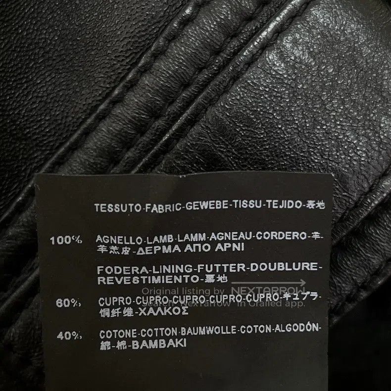 Saint Laurent Paris Saint Laurent Paris Lamb Leather 5-Zip Moto Jacket Size US M / EU 48-50 / 2 - 5 Thumbnail