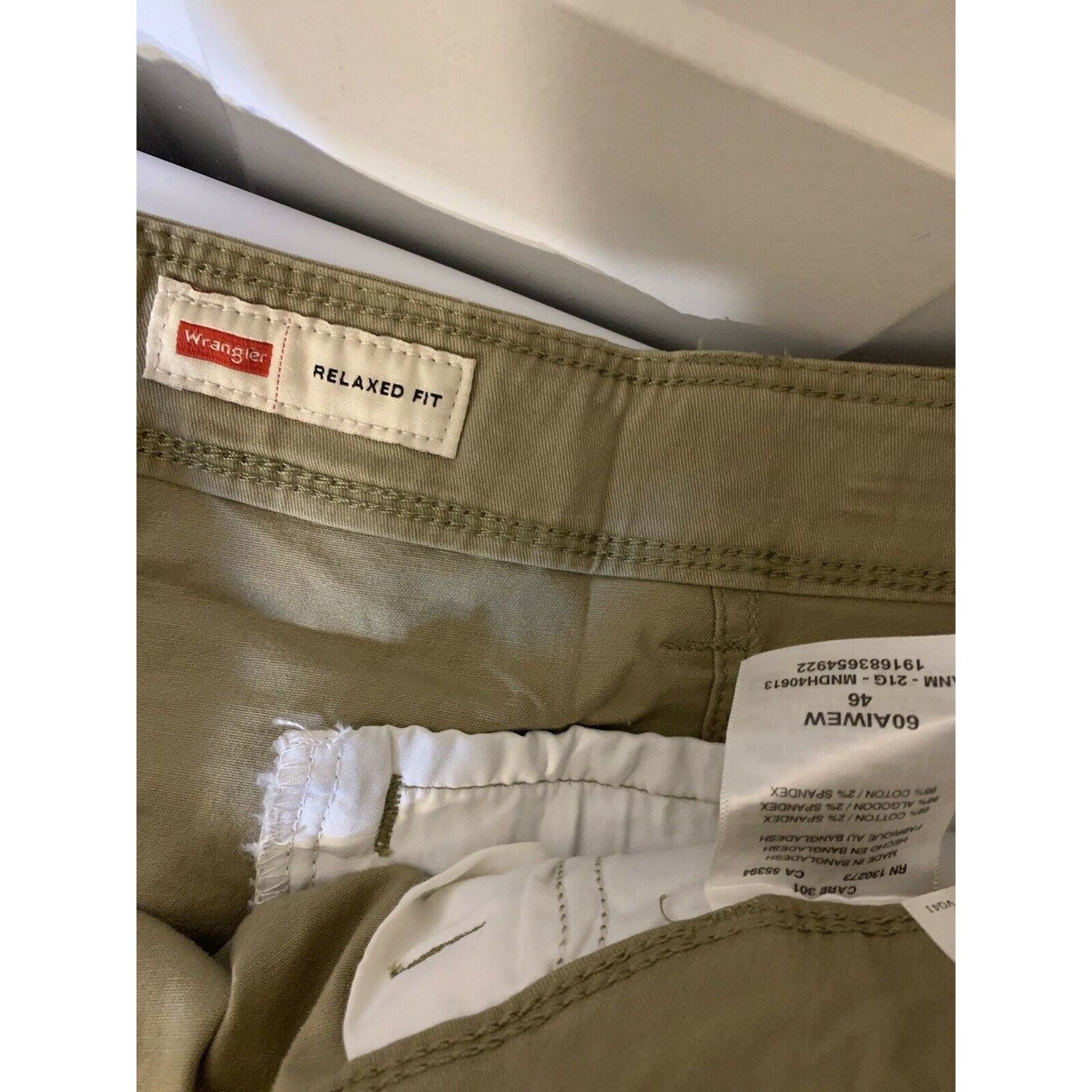 Wrangler New Wrangler FLEX Cargo Short Men’s Sz 46 Khaki Relaxed Tech Size US 44 / EU 60 - 2 Thumbnail