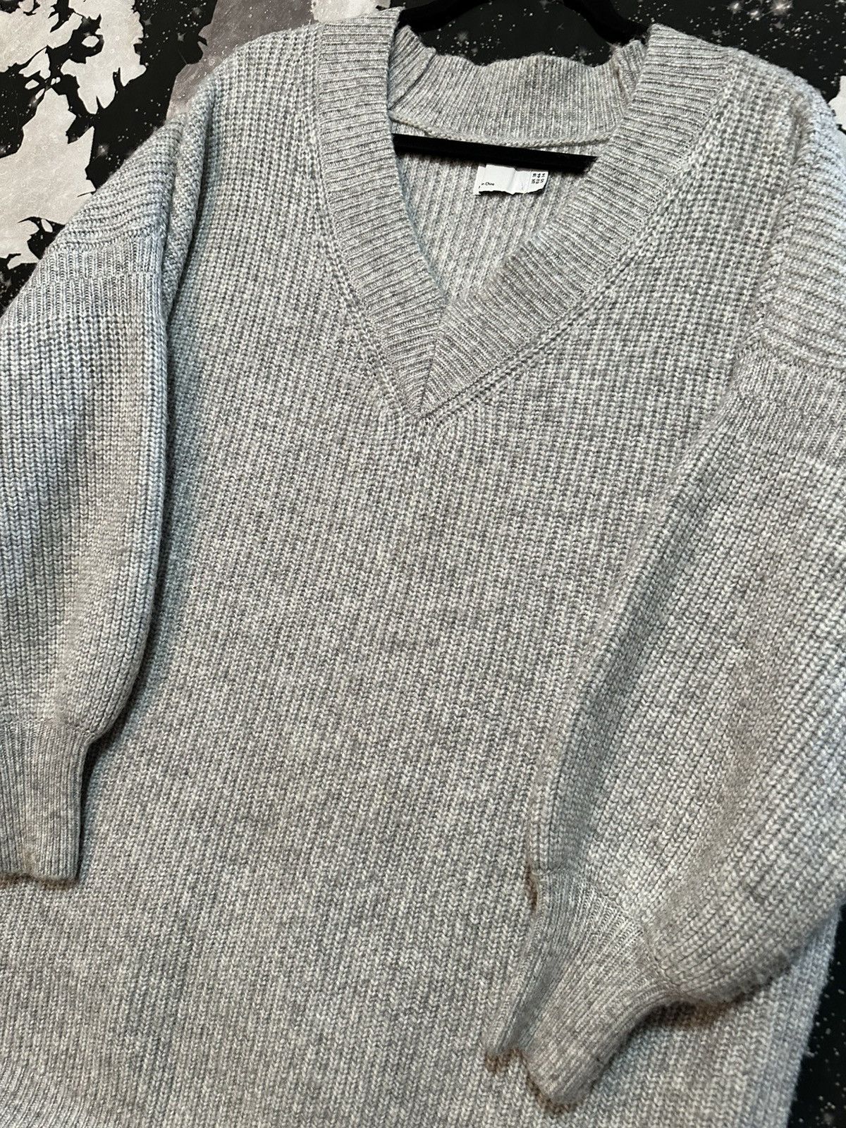 Asos Asos Design Curve Oversized V-neck Sweater Size XL / US 12-14 / IT 48-50 - 3 Thumbnail
