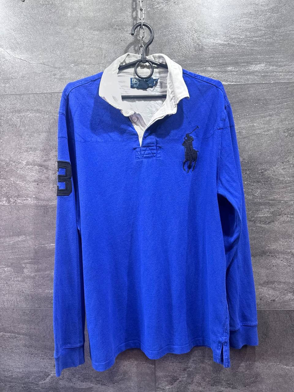 Polo Ralph Lauren Polo Ralph Lauren Rugby Vintage Polo Long Sleeve Big Pony Size US M / EU 48-50 / 2 - 1 Thumbnail