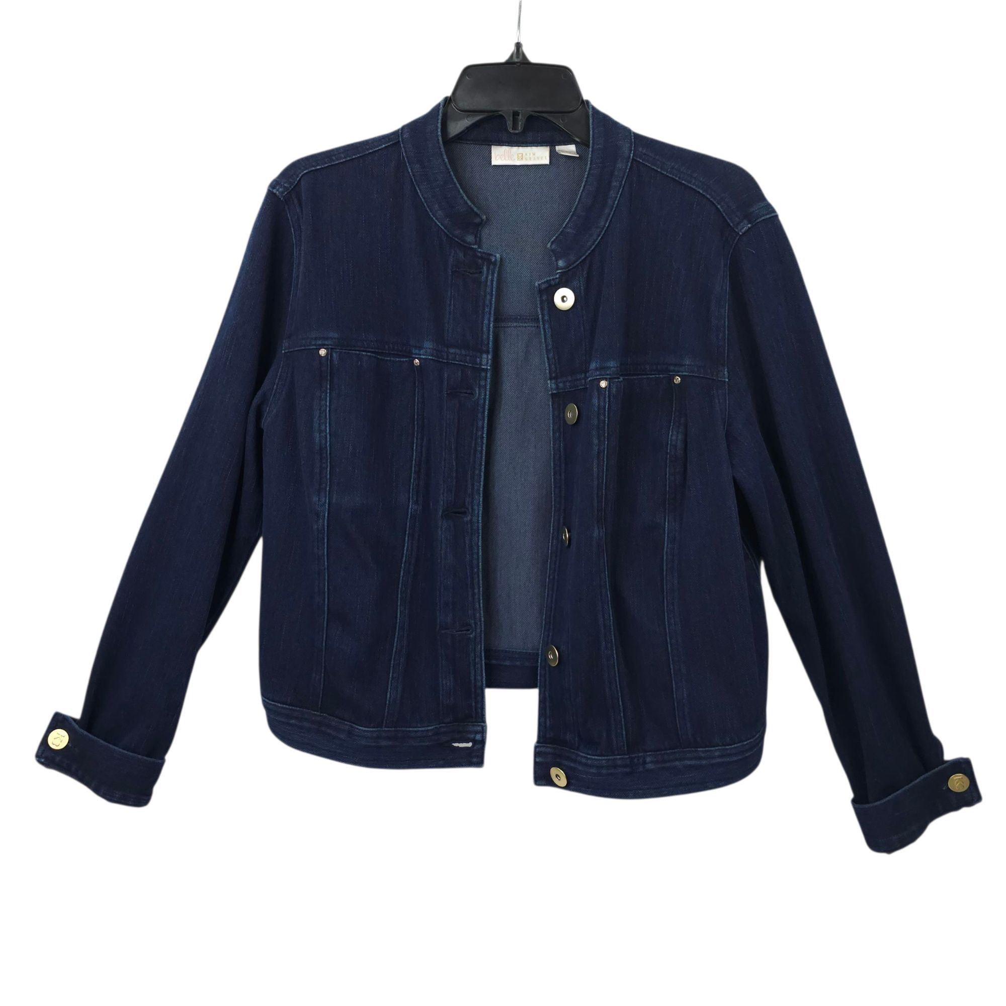 Other Belle By Kim Gravel Button Front Jacket Womens S Gold Tone C Size S / US 4 / IT 40 - 1 Thumbnail