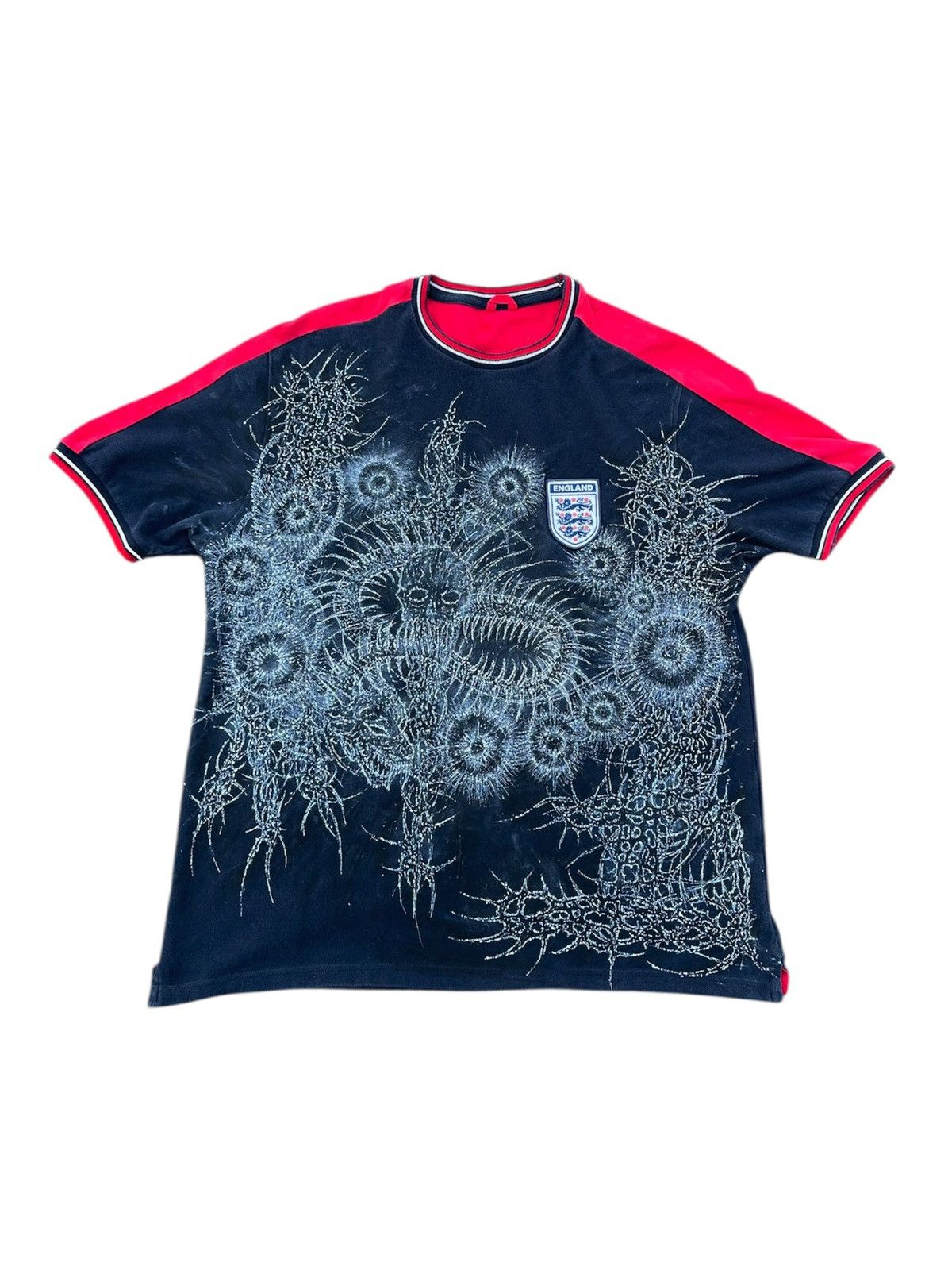 Ecko Unltd. Cyber neotribal dragon 1of1 custom skull england vintage tee Size US L / EU 52-54 / 3 - 1 Thumbnail