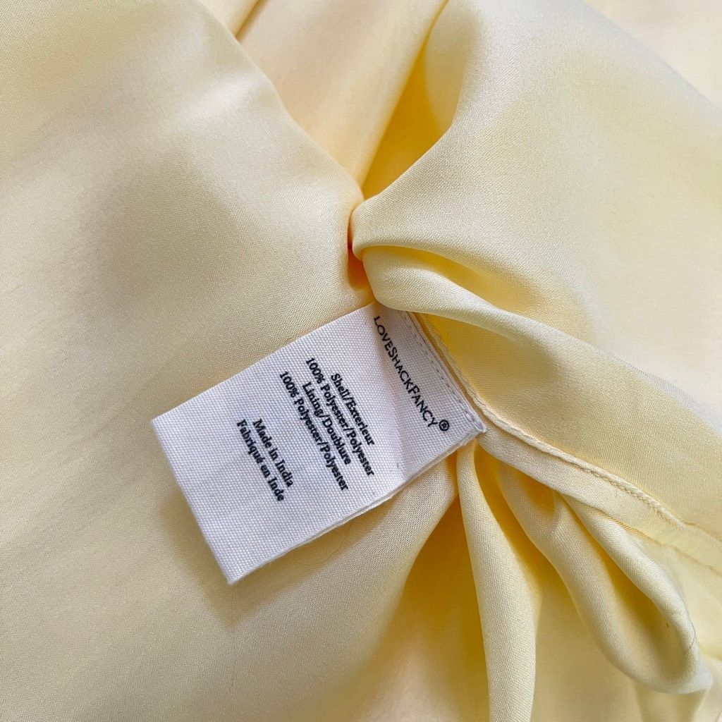 LoveShackFancy LoveShackFancy Darralis Dress in Soft Yellow Size XS / US 0-2 / IT 36-38 - 13 Thumbnail