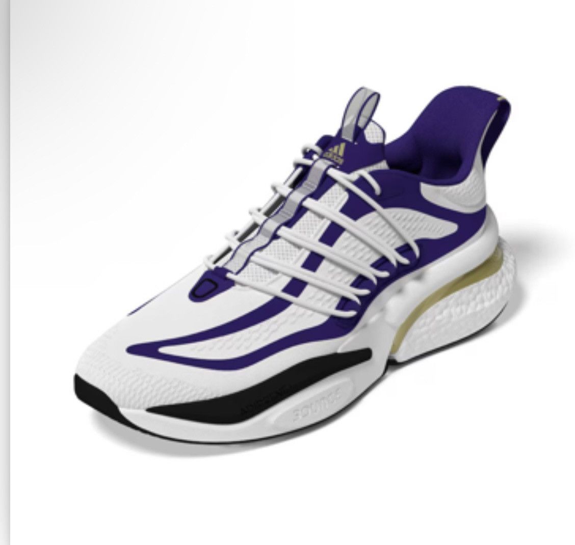 Adidas Adidas Alphaboost V1 Washington Huskies Size US 12 / EU 45 - 1 Thumbnail