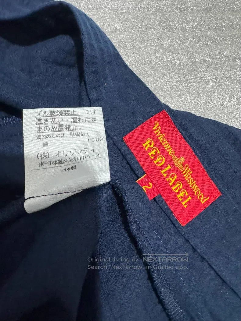 Vivienne Westwood Vivienne Westwood Navy Blue Sleeveless Shirt Size M / US 6-8 / IT 42-44 - 9 Thumbnail
