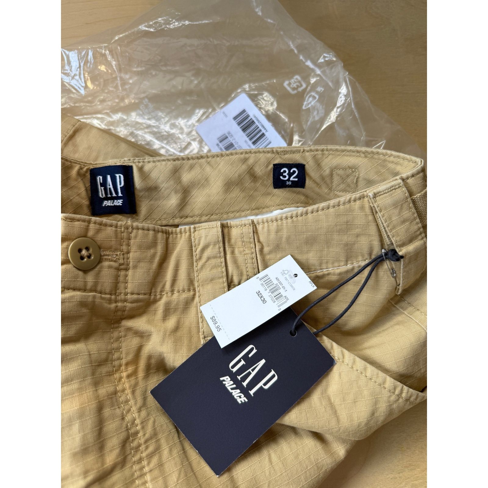 Gap Palace x Gap Cargo Pants Khaki W32 L30 NWT Wide Leg Size 32" / US 10 / IT 46 - 3 Thumbnail