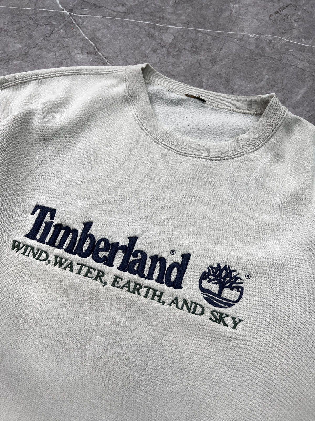 Timberland × Vintage Vintage Timberland Sweatshirt Crewneck Spellout Big Logo Size US XL / EU 56 / 4 - 5 Thumbnail