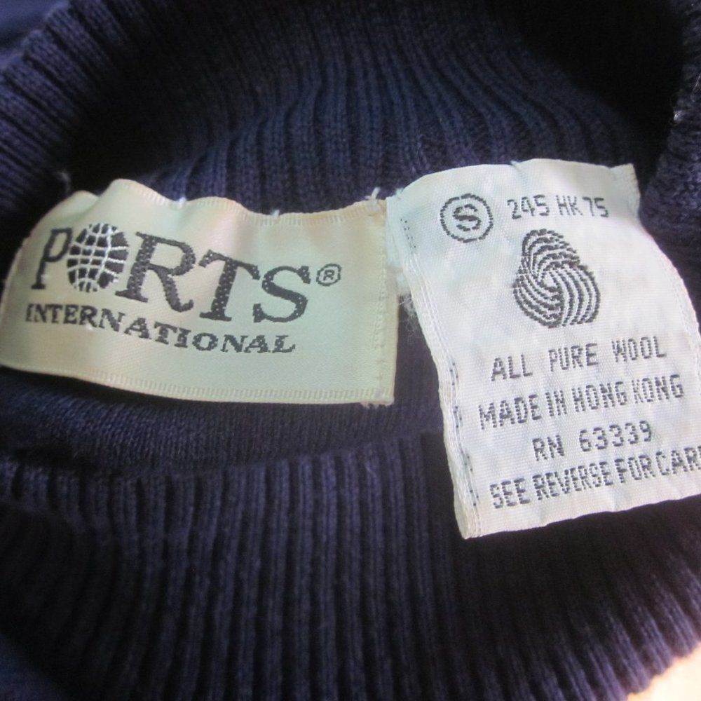 Vintage Ports International Vintage 70's Wool Sweater S / M Size M / US 6-8 / IT 42-44 - 2 Thumbnail