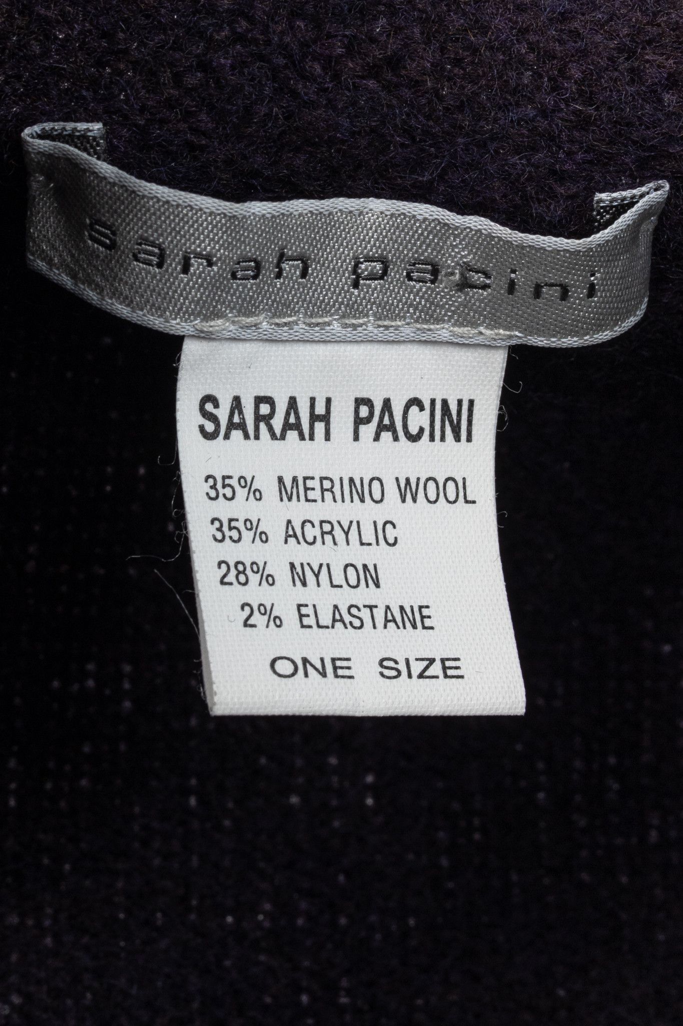 Sarah Pacini Sarah Pacini Wool-Blend Knit Cowl-Neck Cropped Sweater Size ONE SIZE - 8 Thumbnail