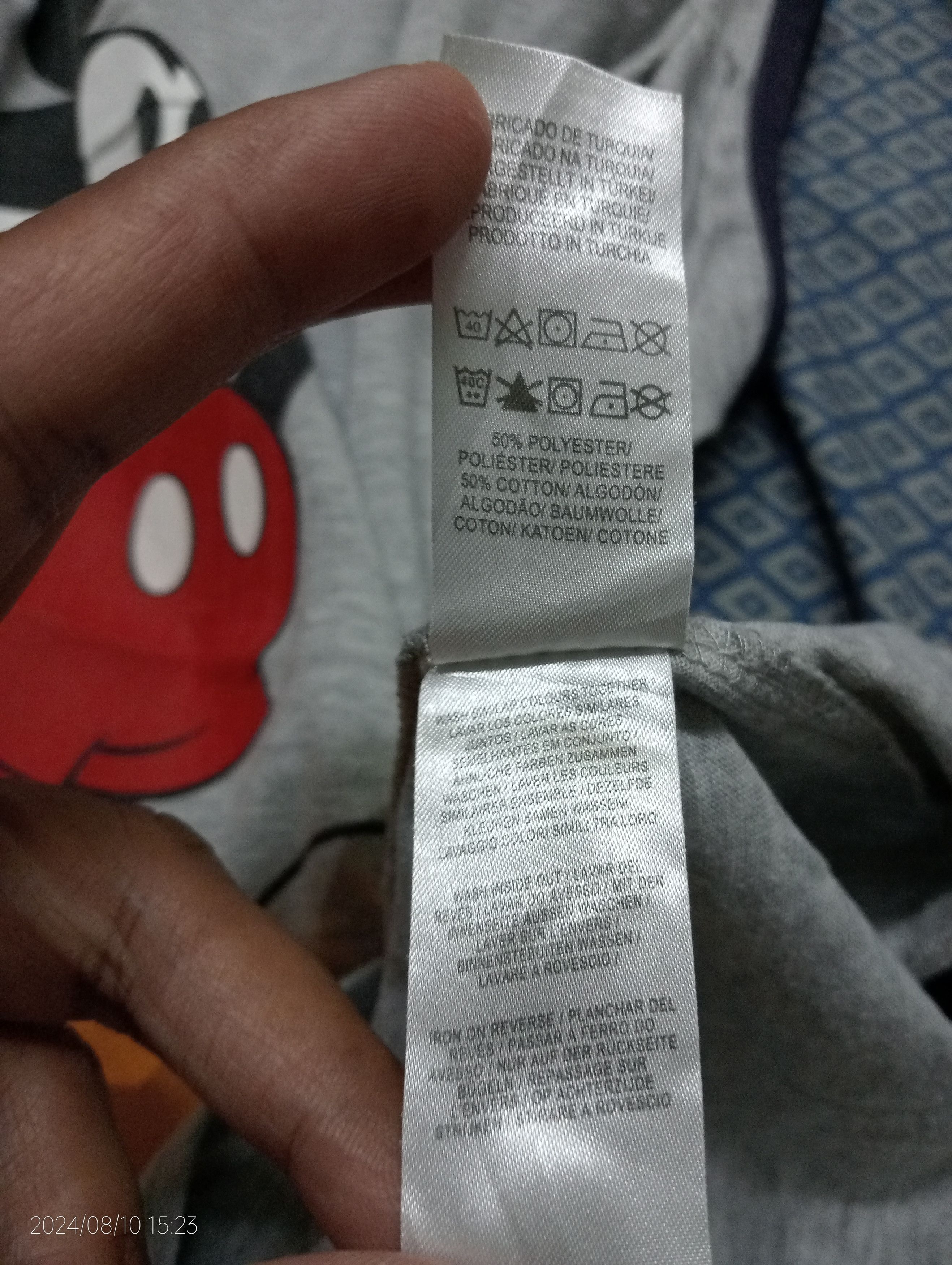 Disney Vintage Disney Mickey Mouse Ringer Tee Size US S / EU 44-46 / 1 - 9 Thumbnail