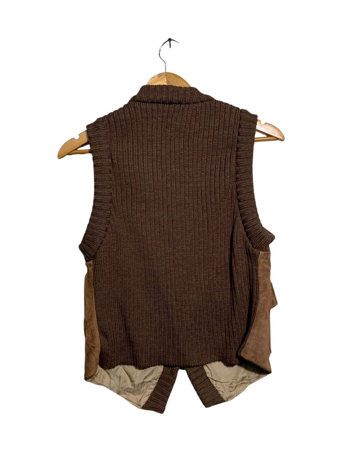 Dolce & Gabbana 🔥D&G LEATHER VEST BROWN Size US M / EU 48-50 / 2 - 4 Thumbnail