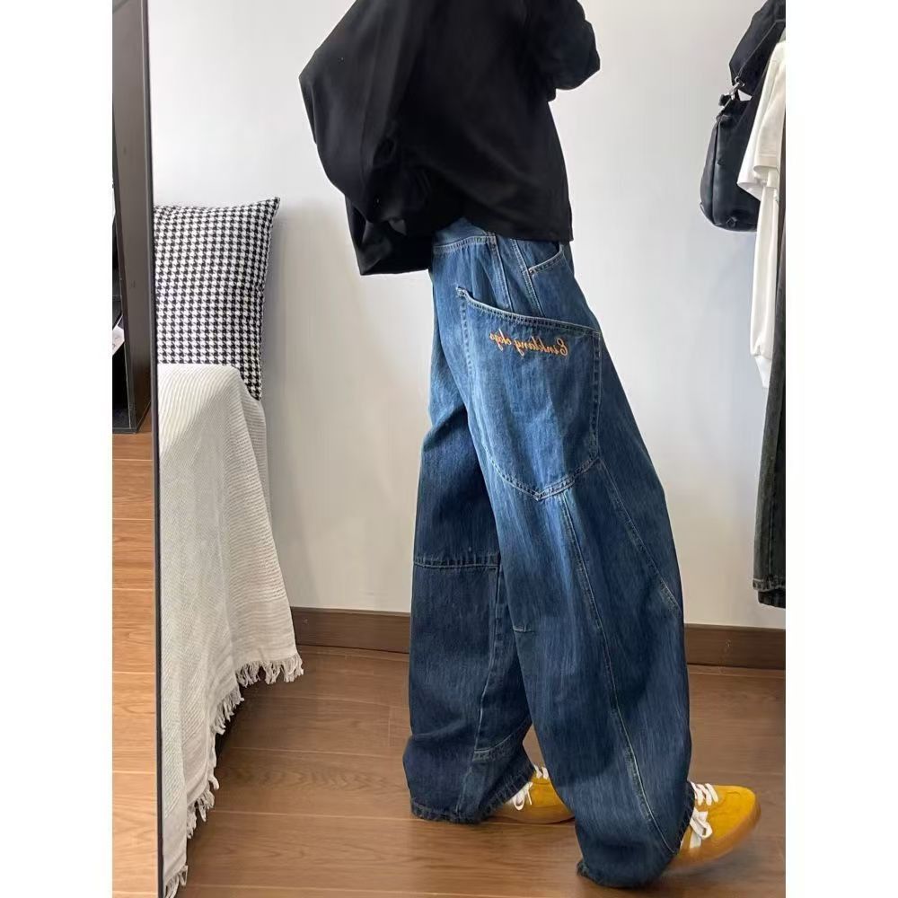 Japanese Brand × Jean Men's loose street wash vintage distressed cargo jeans Size US 32 / EU 48 - 4 Thumbnail