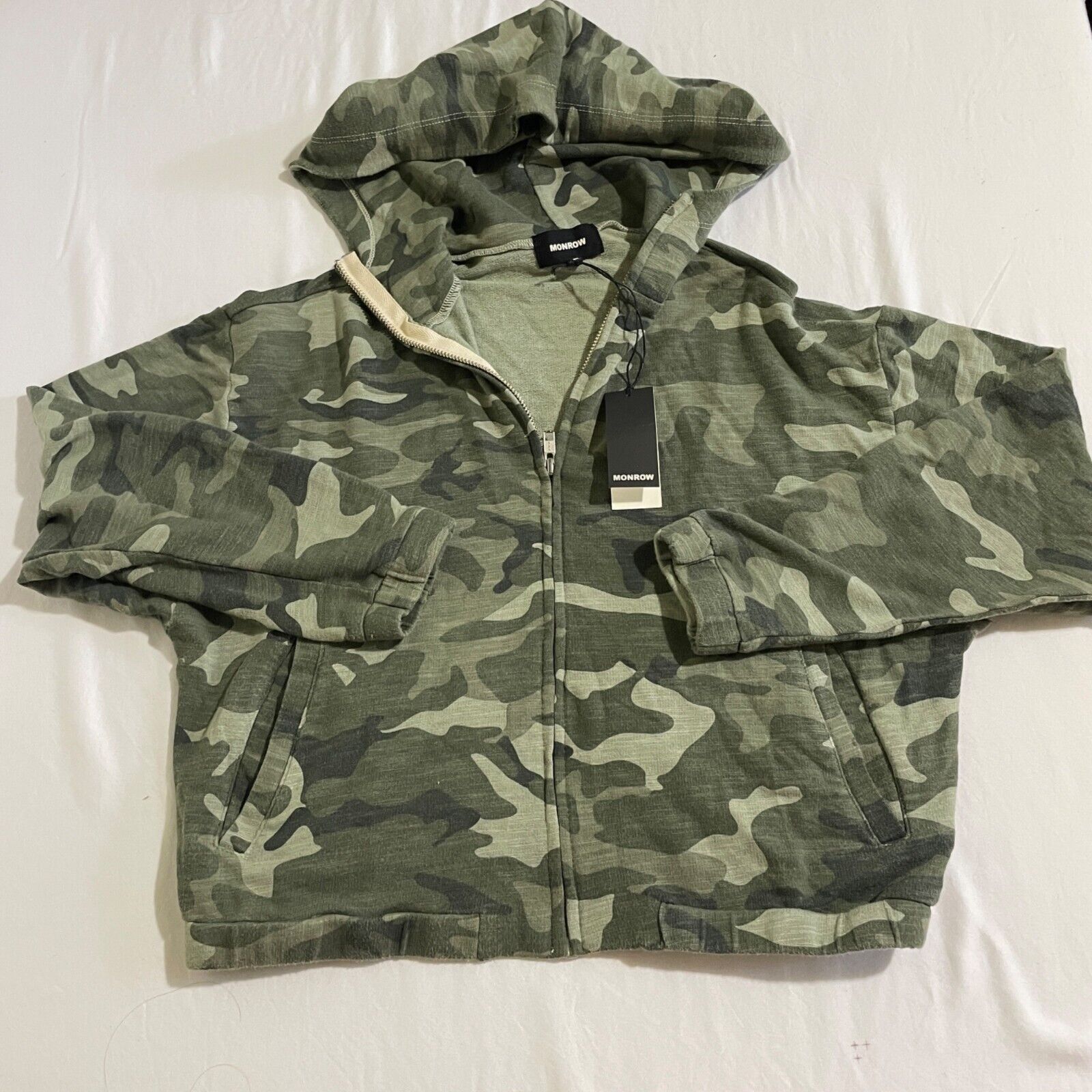 MONROW Monrow NWT · XS · Full Zip Hoodie · Supersoft Athleisure Size XS / US 0-2 / IT 36-38 - 2 Thumbnail