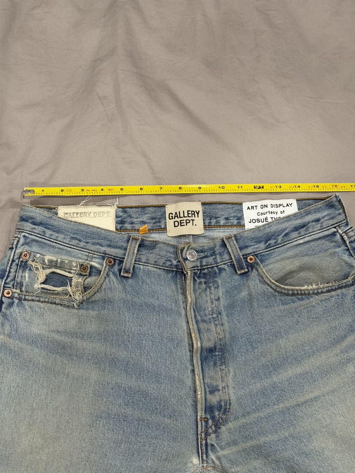 Gallery Dept. GALLERY DEPT. La Flare Deconstructed Levi's Jeans Size US 31 - 7 Thumbnail
