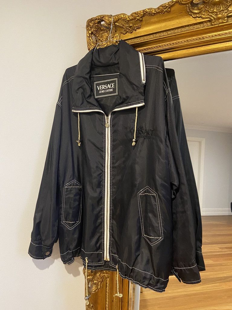 Versace Vintage Windbreaker Jacket Size US XL / EU 56 / 4 - 3 Thumbnail
