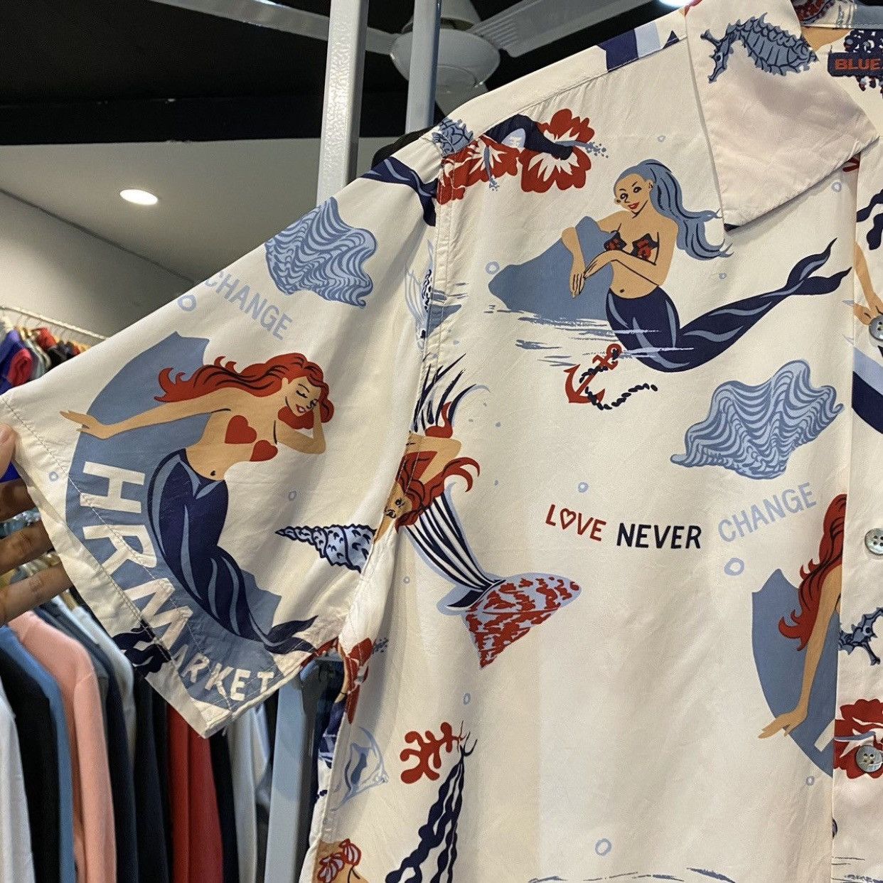 Blue Blue Japan Blue Blue Japan HRMarket Yokohama Mermaid Shirt Size US M / EU 48-50 / 2 - 6 Thumbnail