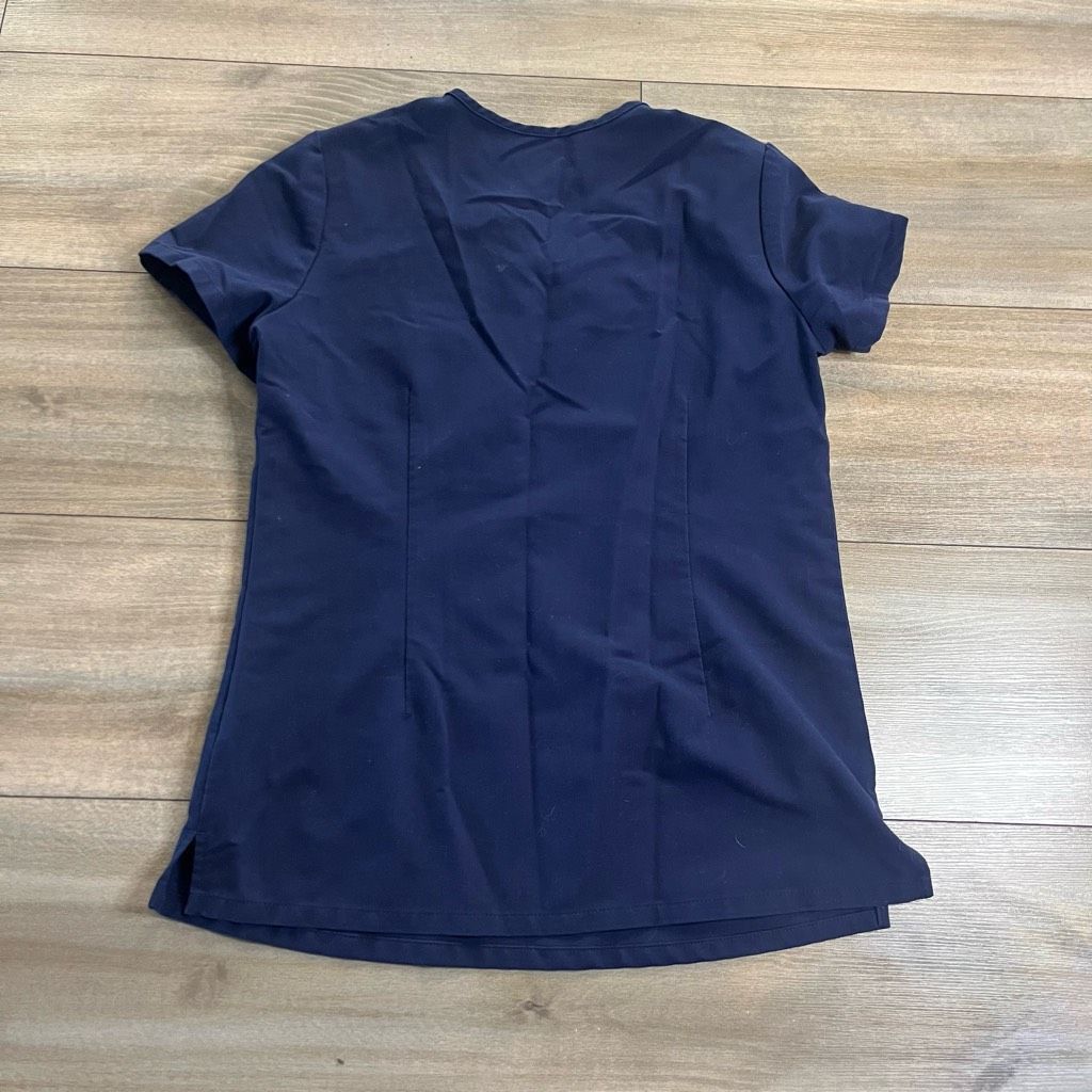 FOG Figs Navy Athletic Scrub Top Women XXS Bin I-16 Size XXS / US 00 / IT 34 - 4 Thumbnail