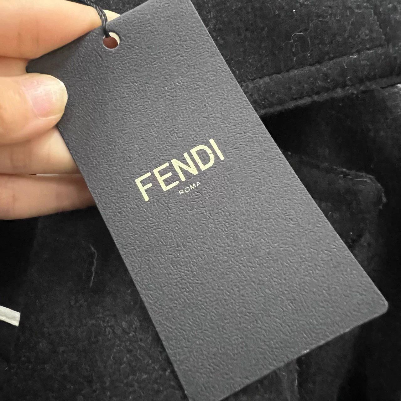 Fendi FENDI Black Overcoat 36 95 New Size XL / US 12-14 / IT 48-50 - 5 Thumbnail