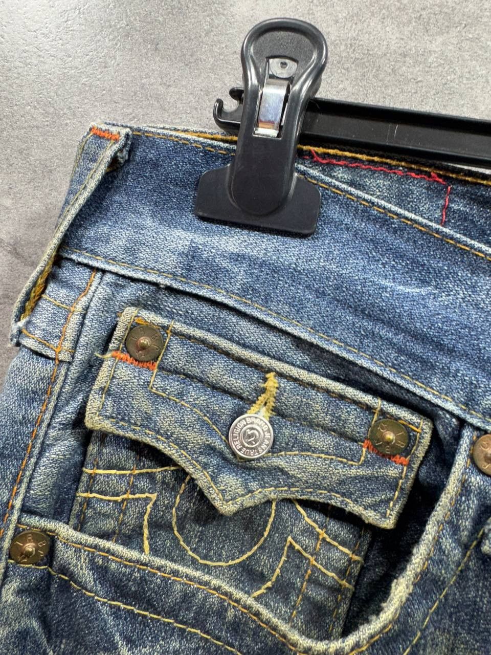 True Religion True Religion Men's Ricky Denim Jeans Size US 32 / EU 48 - 4 Thumbnail