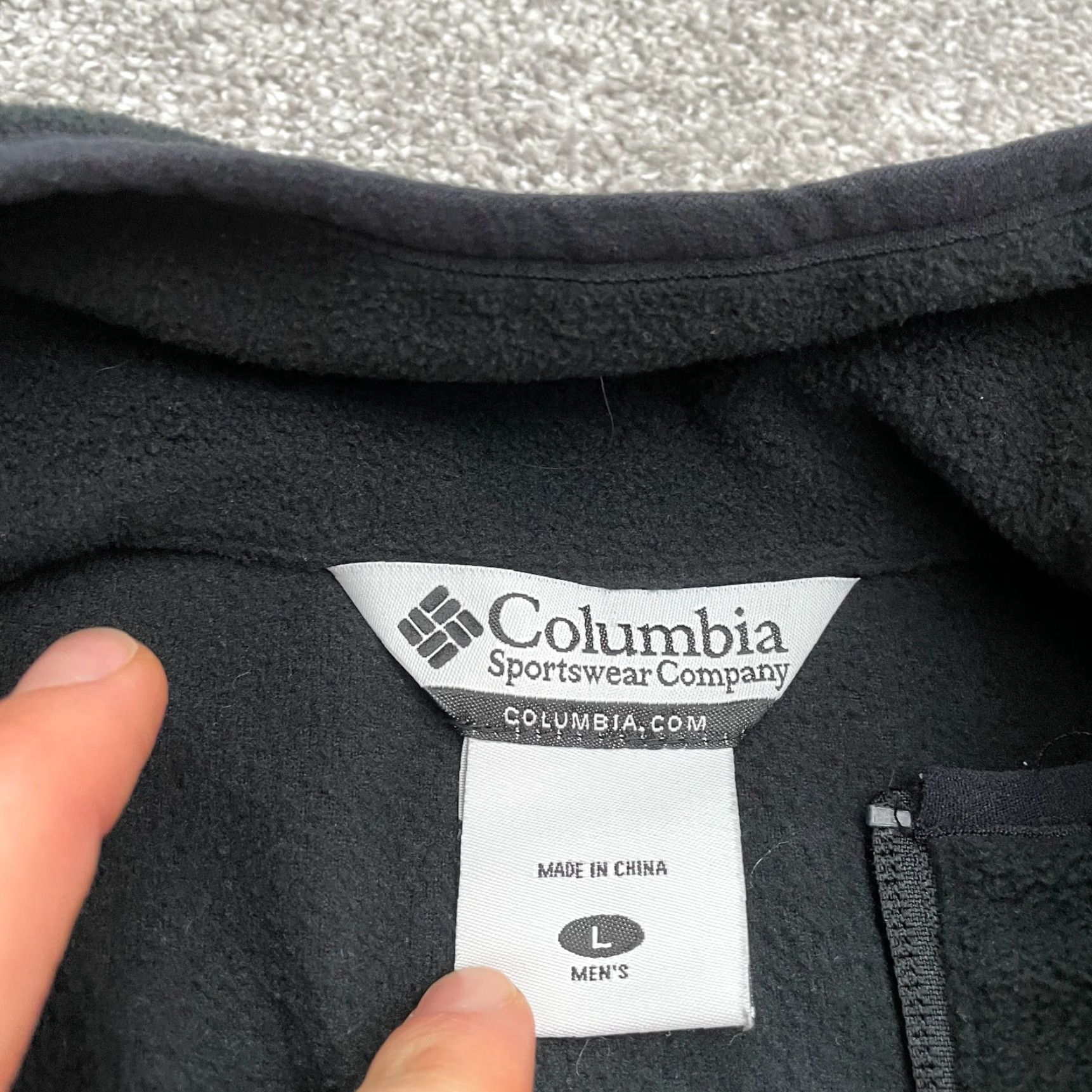 Vintage Columbia Exco Fleece Jacket Mens Large Black 1/4 Zip High Neck Outdoor Hiking Size US L / EU 52-54 / 3 - 5 Thumbnail