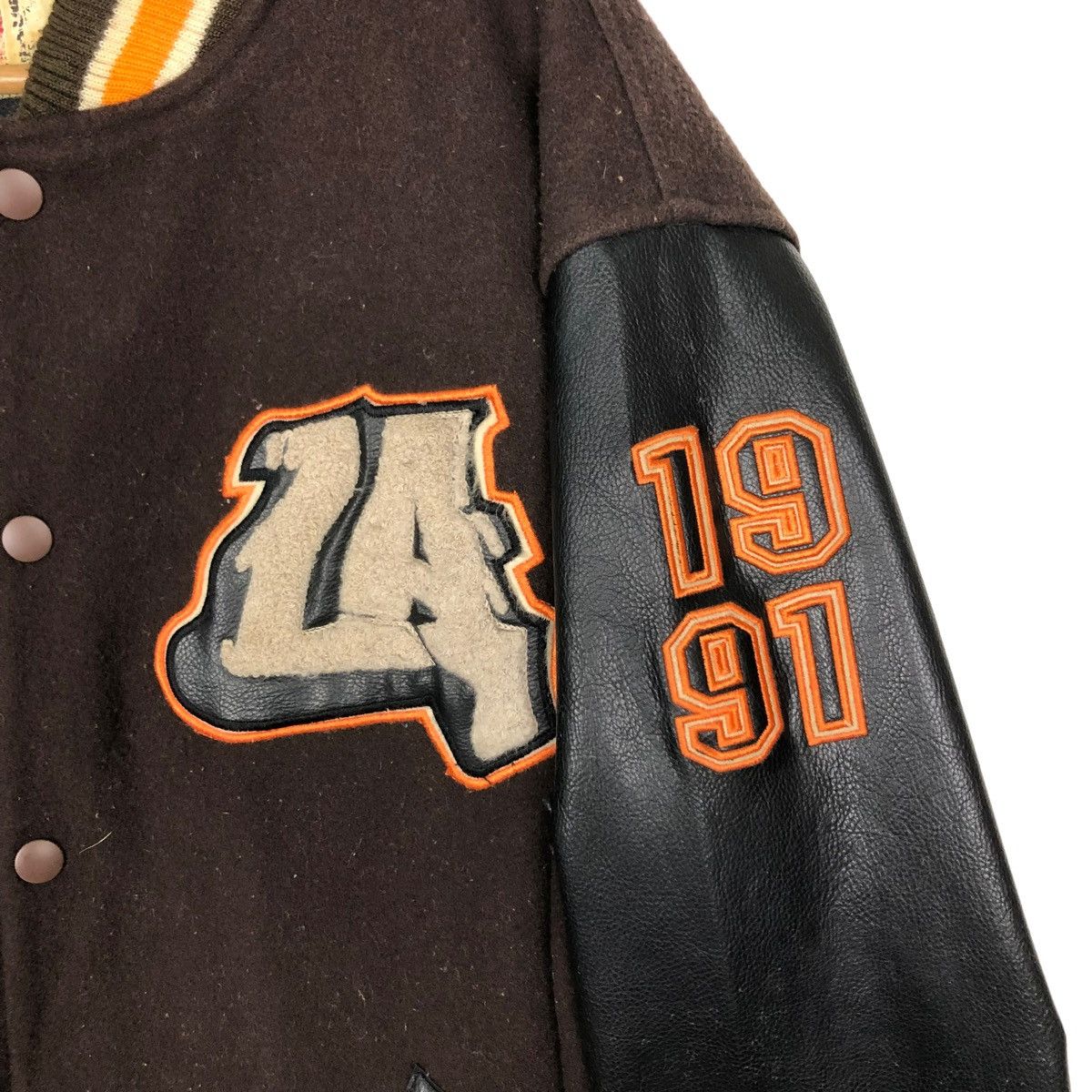 Japanese Brand 💥RARE VINTAGE VARSITY JACKET CONART LEATHER BIG LOGO Size US M / EU 48-50 / 2 - 11 Thumbnail