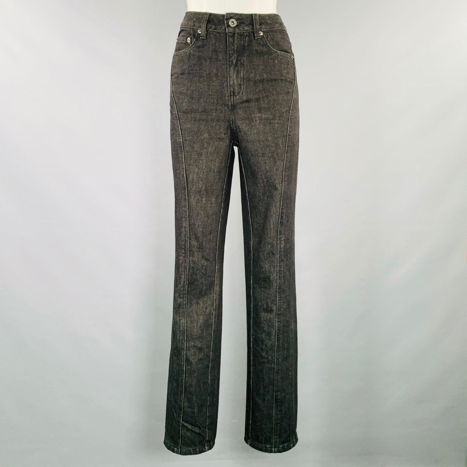 Self-Portrait SELF-PORTRAIT Size 26 Black Cotton Five Pockets Jeans Size 26" / US 2 / IT 38 - 1 Thumbnail